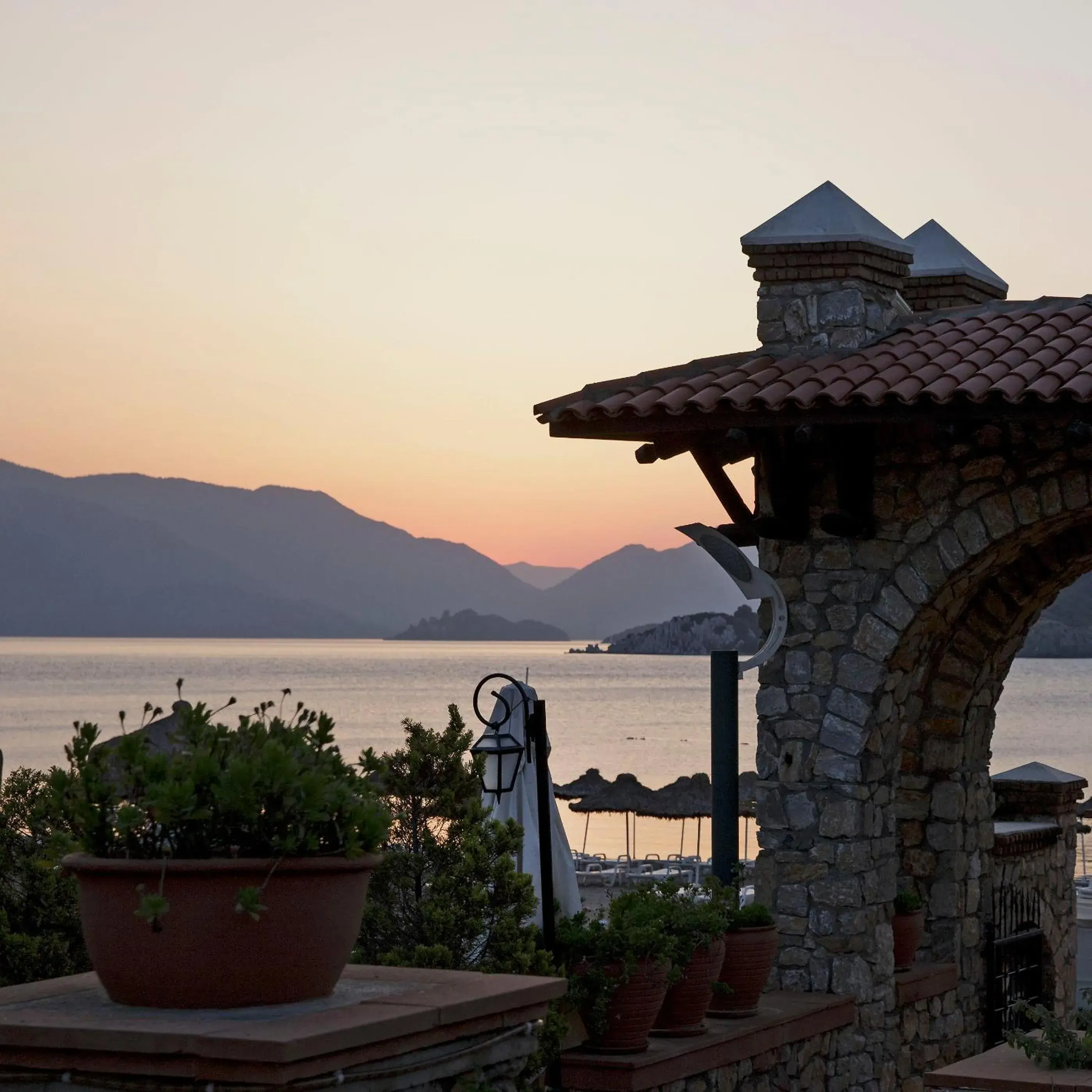 Pool view in Marti Resort Deluxe Hotel Pool view in Marti Resort Deluxe Hotel
