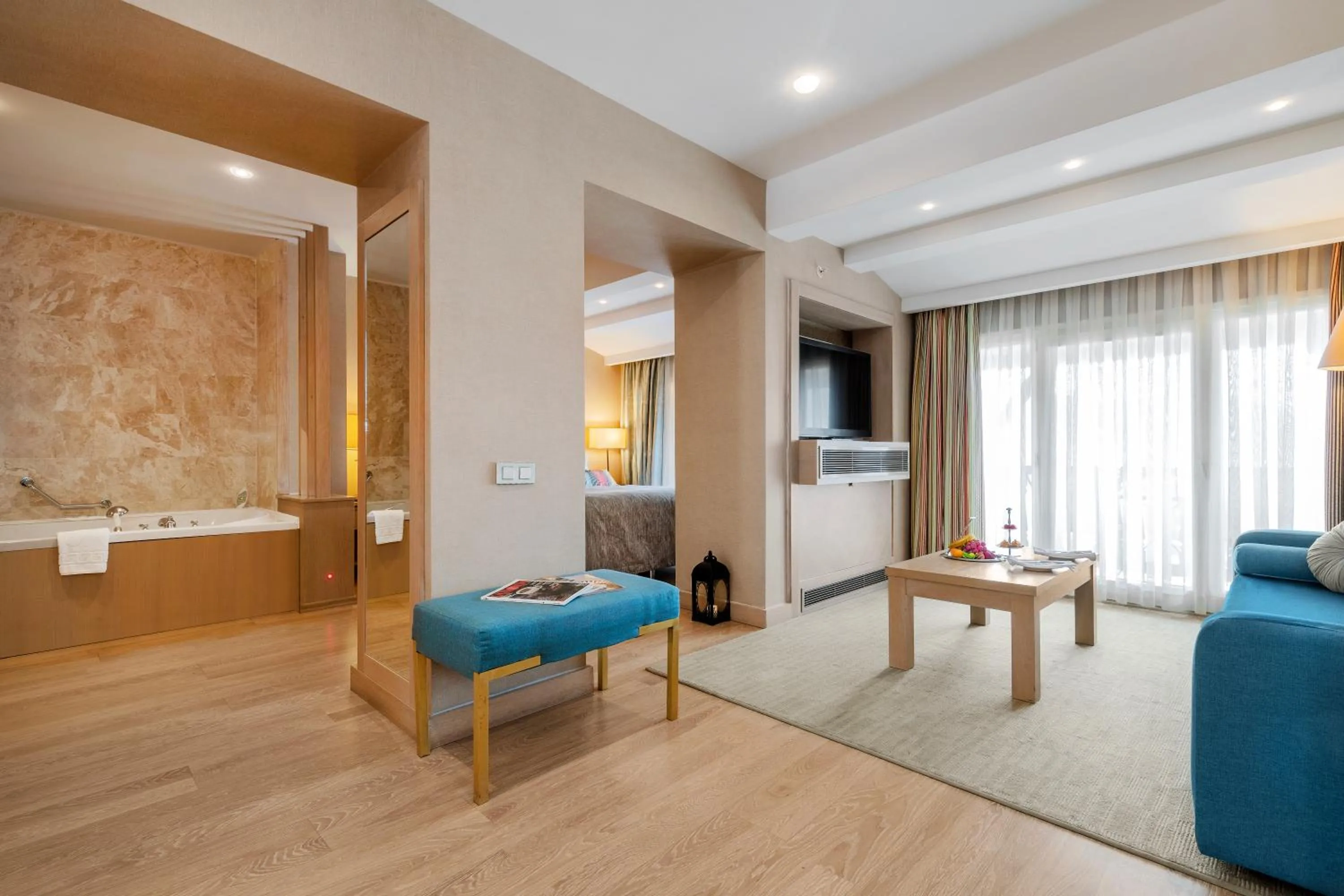 Living room in Marti Resort Deluxe Hotel