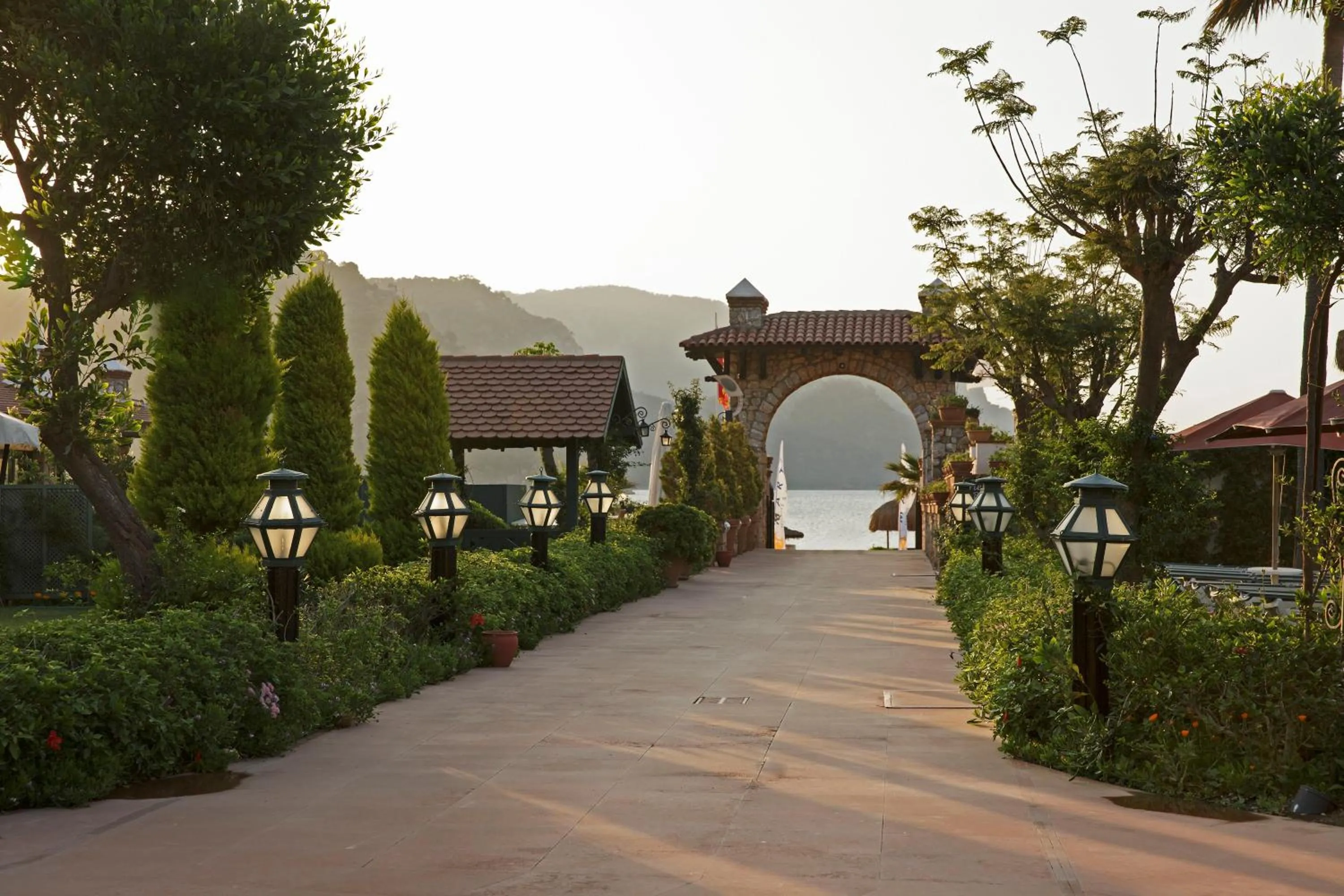 Patio in Marti Resort Deluxe Hotel