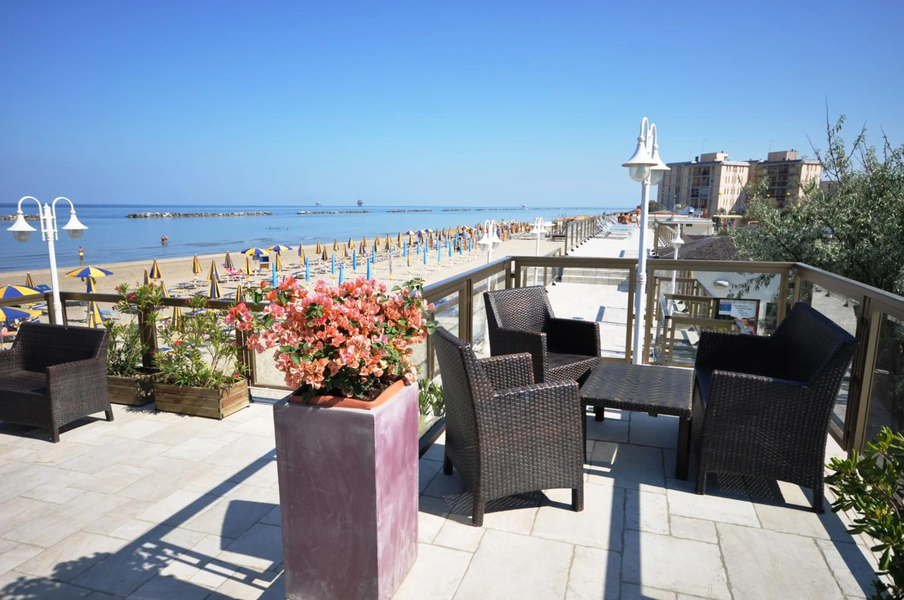 Balcony/Terrace in Grand Hotel Azzurra Club