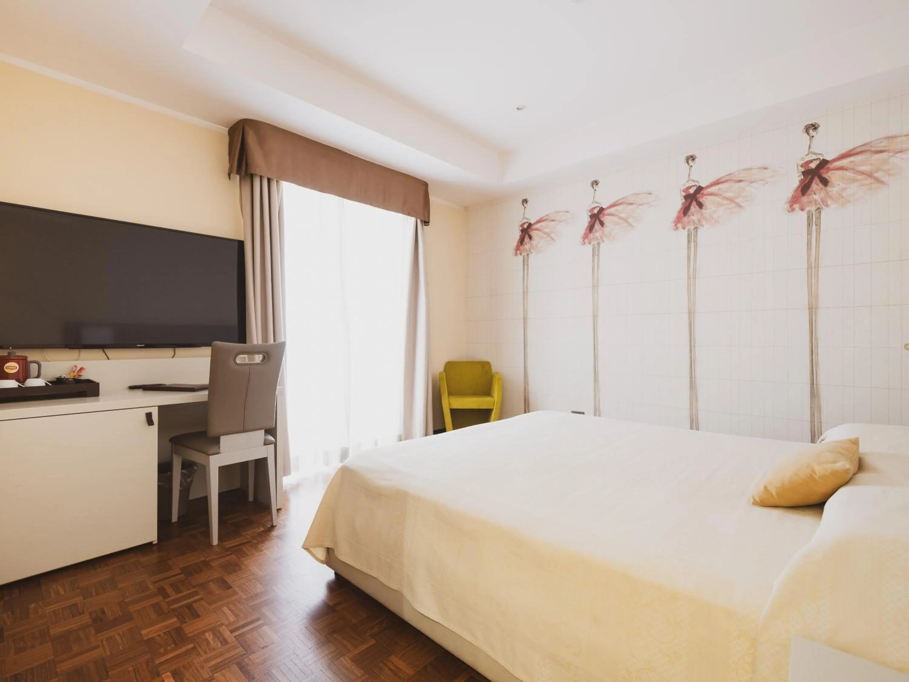 Bed in Tramas Hotel & Spa