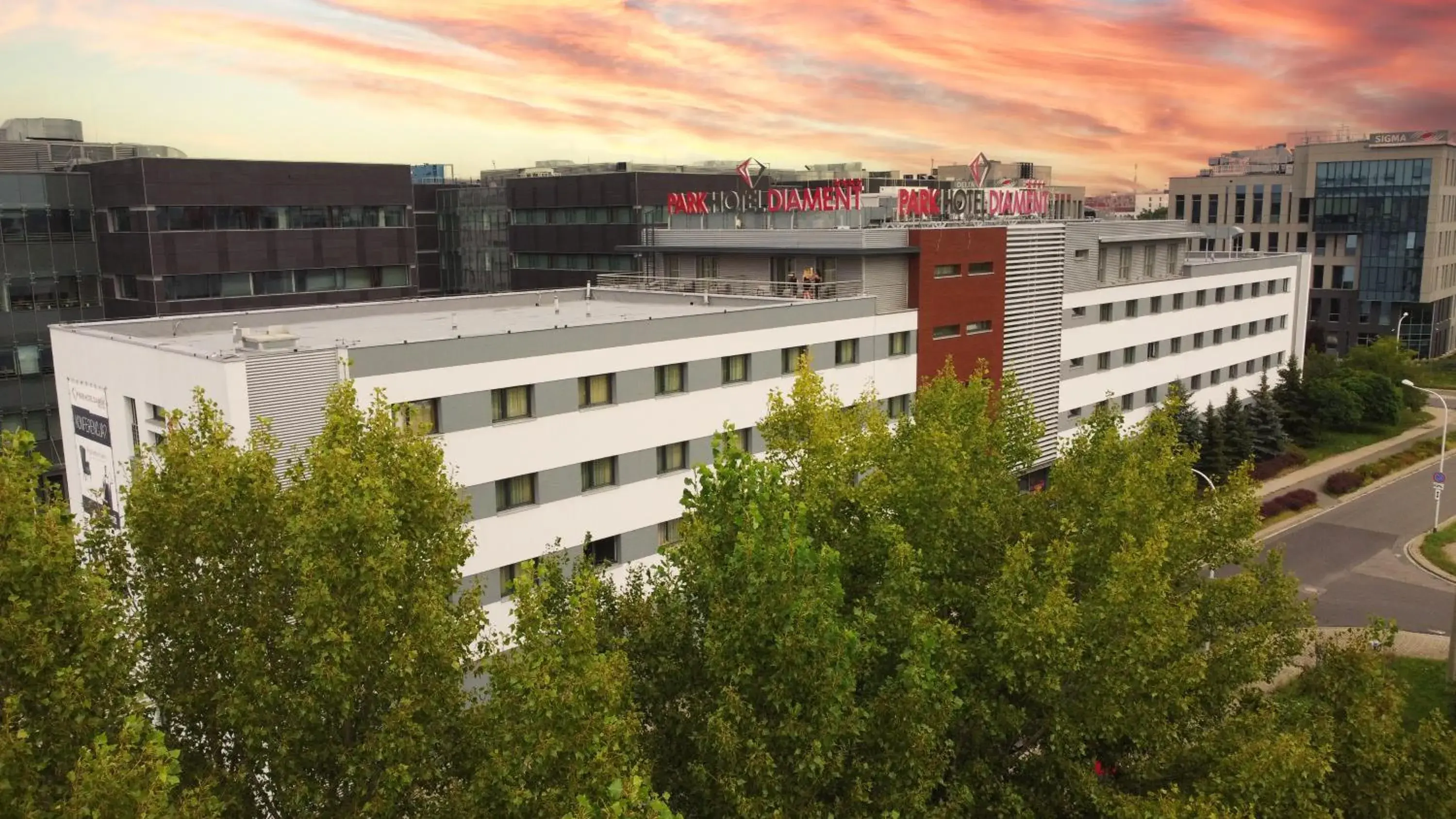 Property building in Park Hotel Diament Wroclaw Property building in Park Hotel Diament Wroclaw