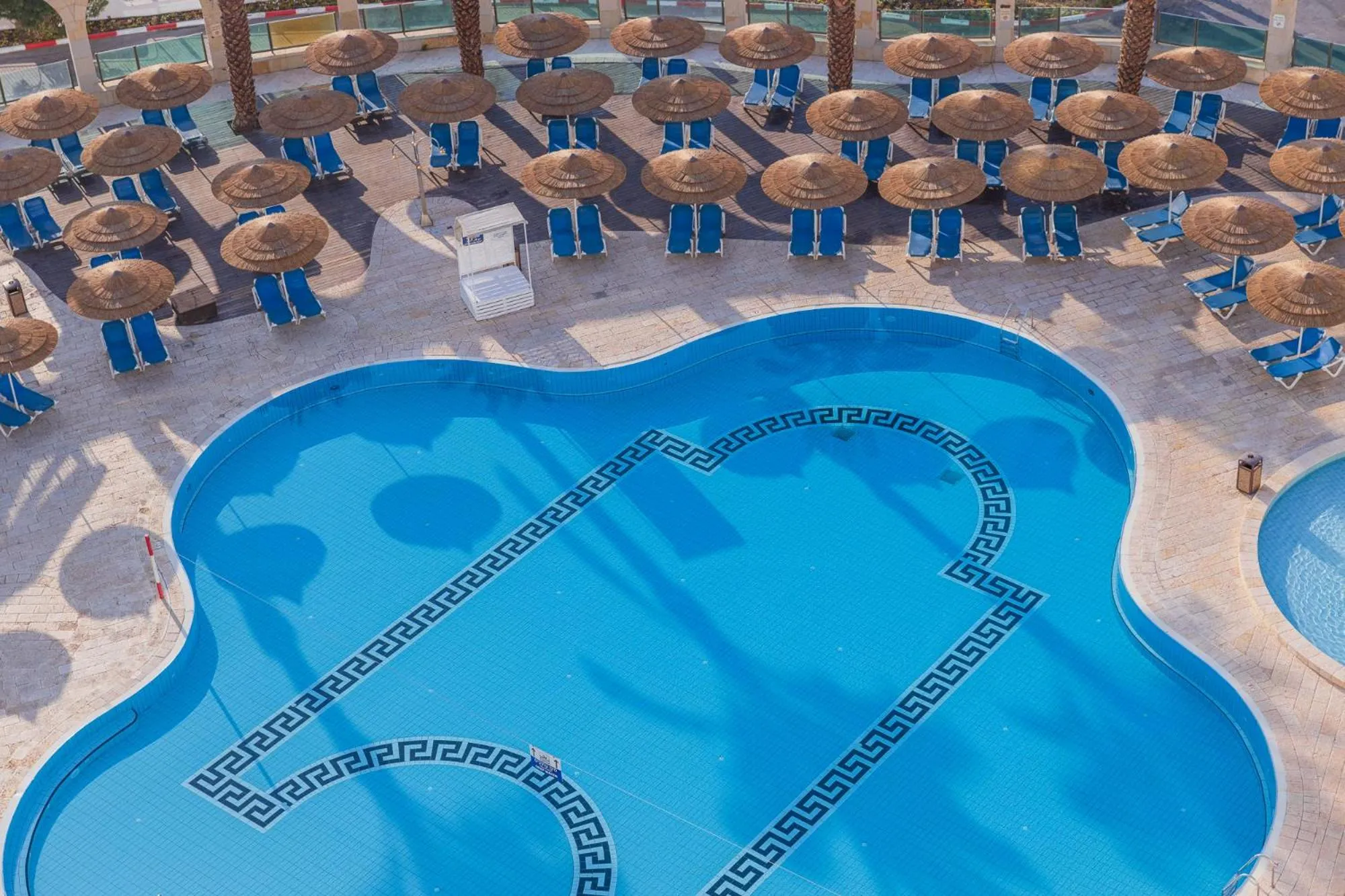 Pool view in Enjoy Dead Sea Hotel