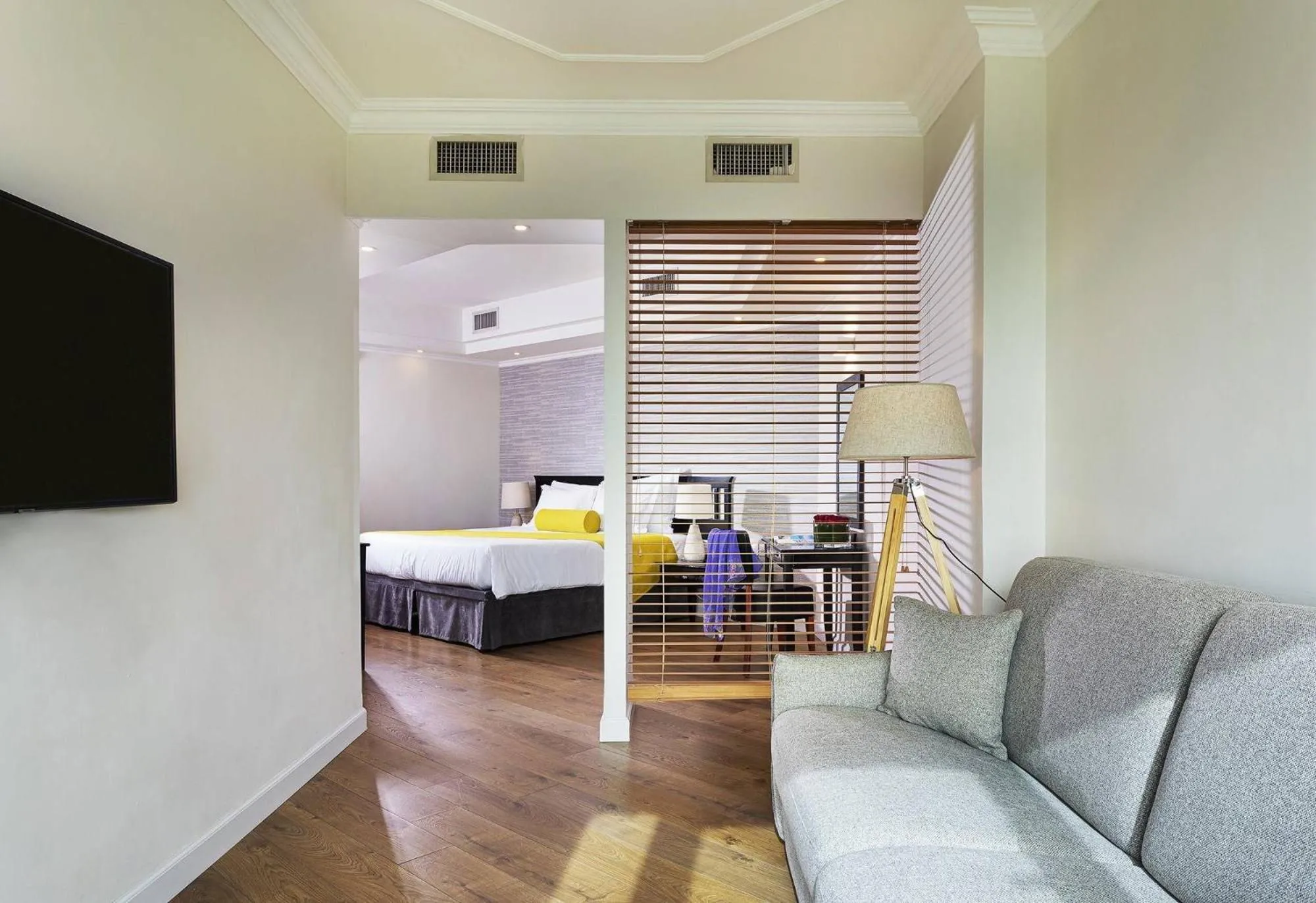 Seating area, Bed in Brown Dead Sea By Brown Hotels