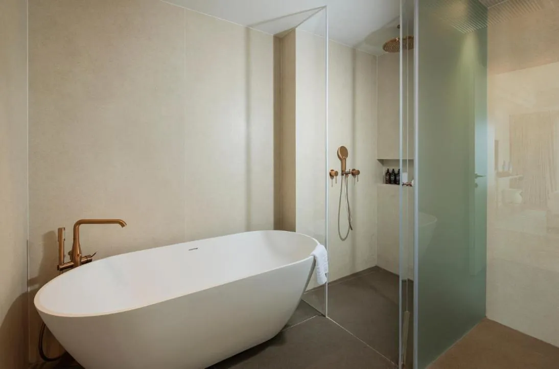 Bathroom in Enjoy Dead Sea Hotel