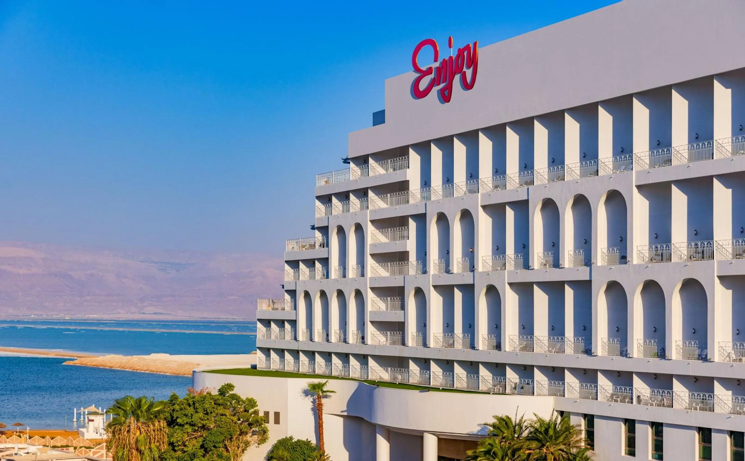 Property building in Enjoy Dead Sea Hotel
