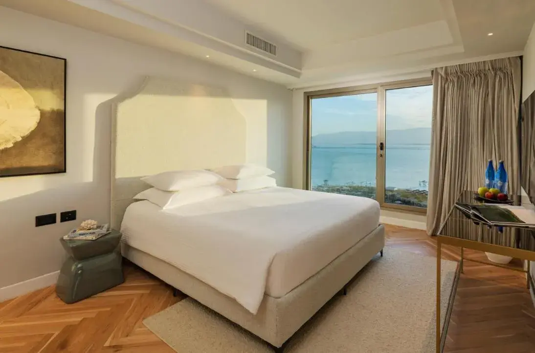 Bedroom, Bed in Enjoy Dead Sea Hotel Bedroom, Bed in Enjoy Dead Sea Hotel