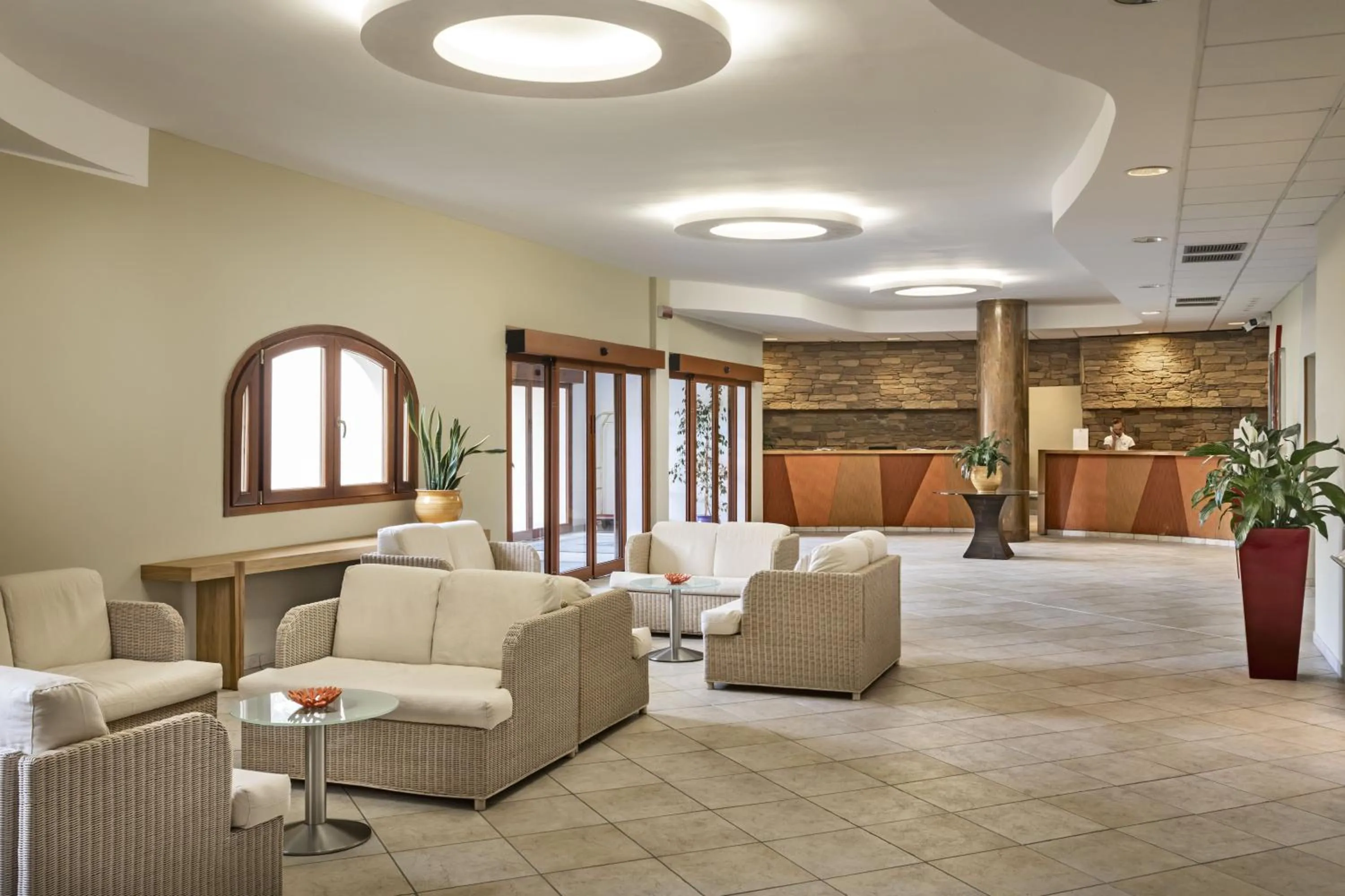 Lobby or reception in Blu Hotel Morisco