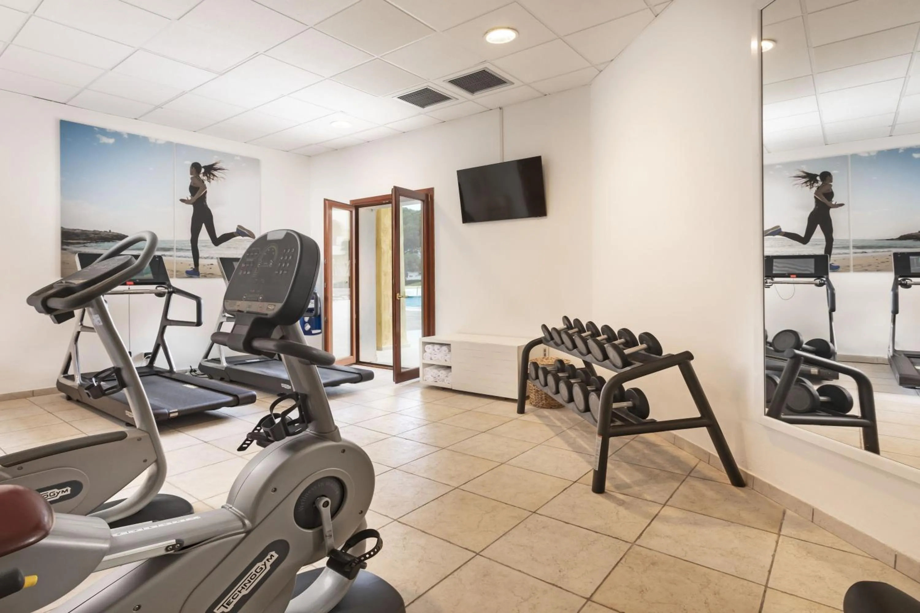 Fitness centre/facilities in Blu Hotel Morisco