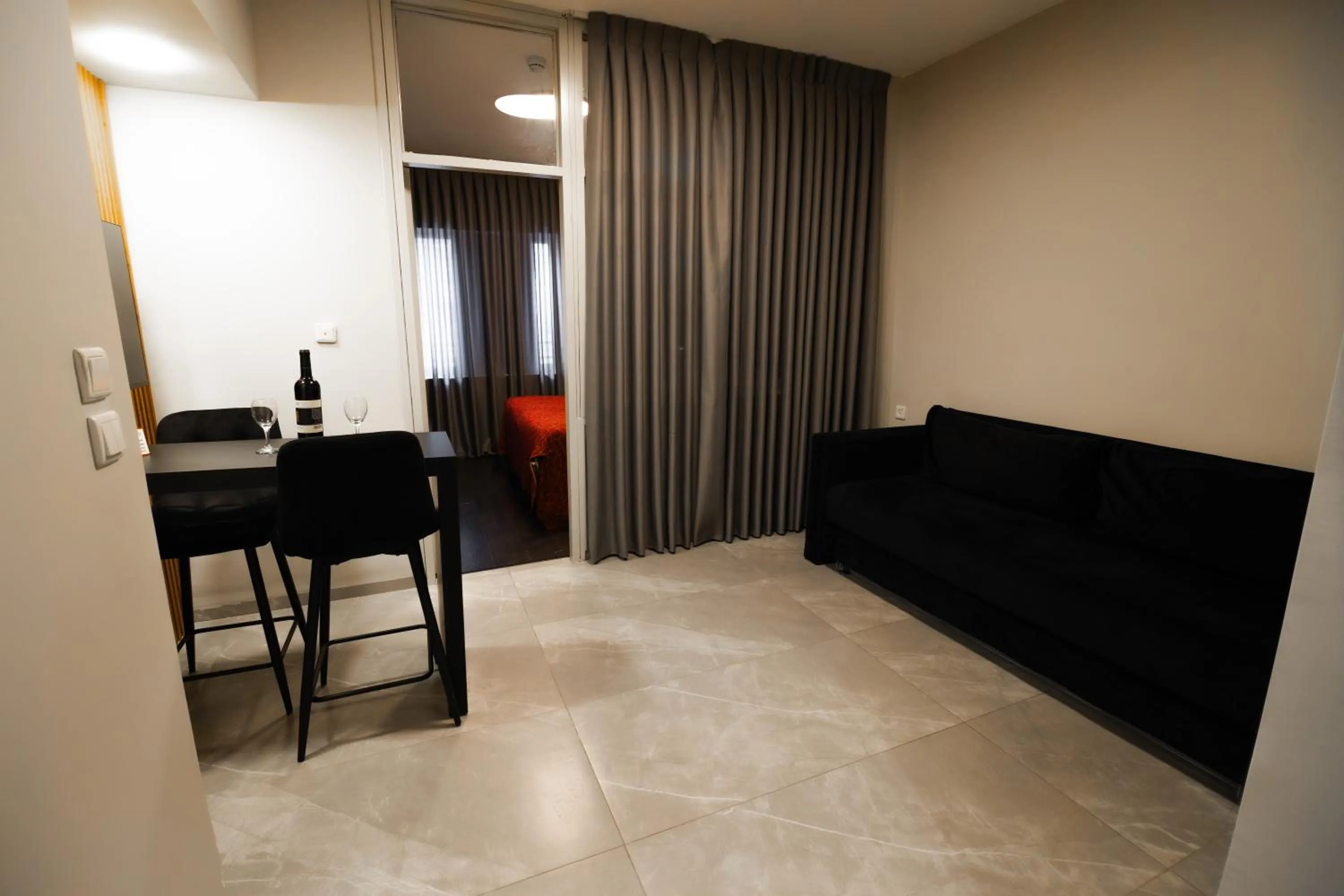 Living room in Lev Yerushalayim Hotel