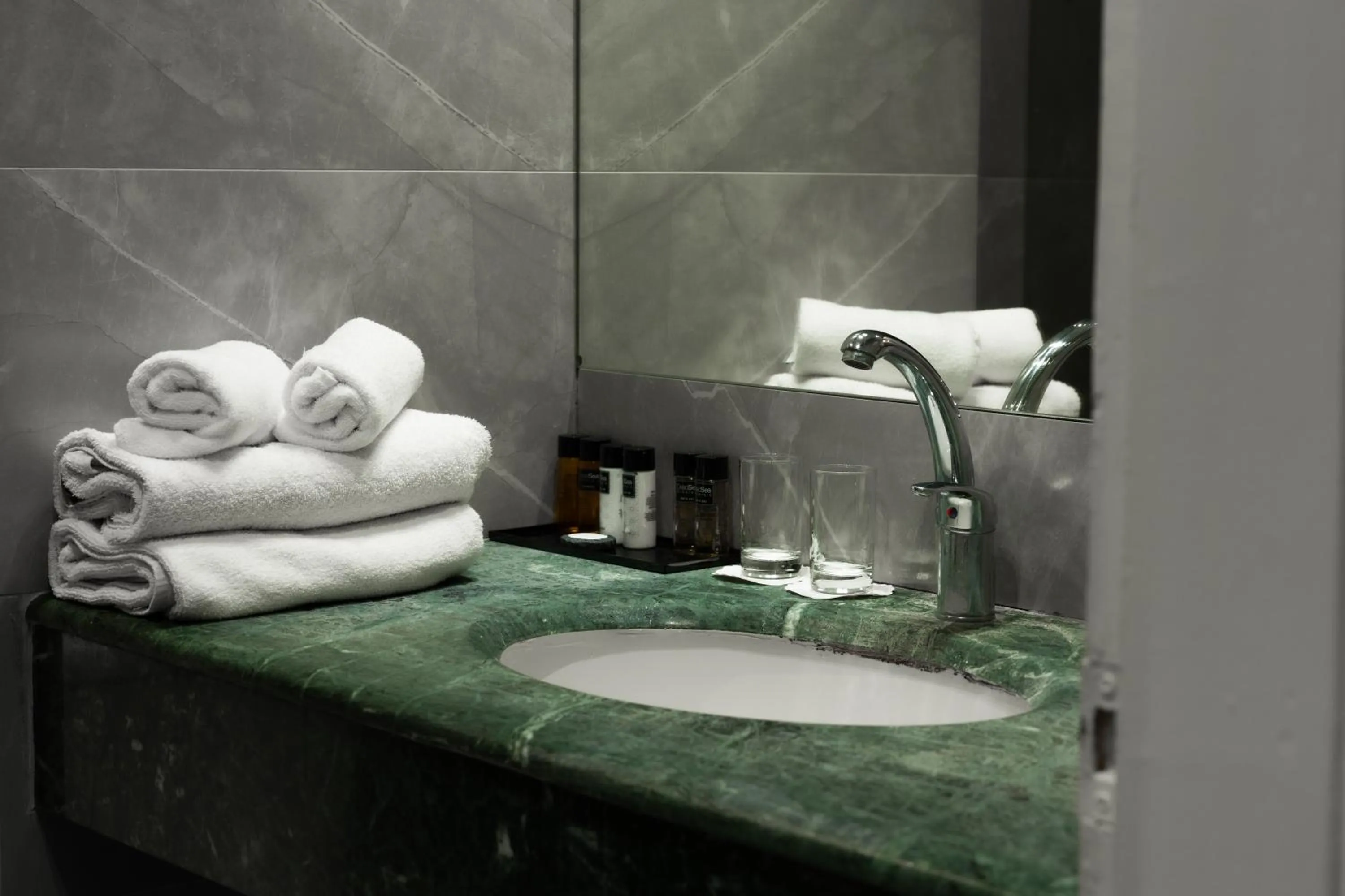 Bathroom in Lev Yerushalayim Hotel