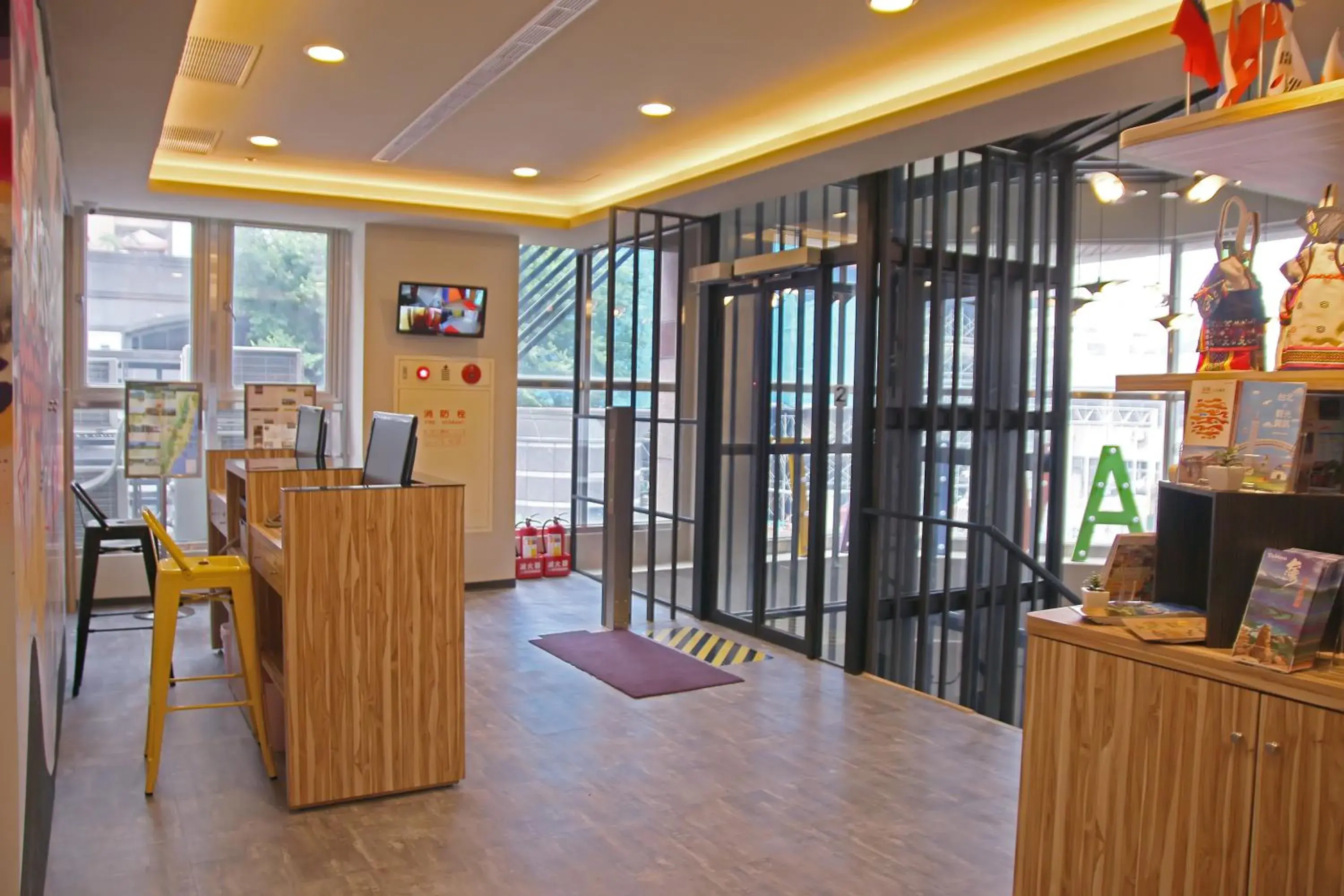 Lobby or reception in Backpackers Hostel - Taipei Changchun Lobby or reception in Backpackers Hostel - Taipei Changchun