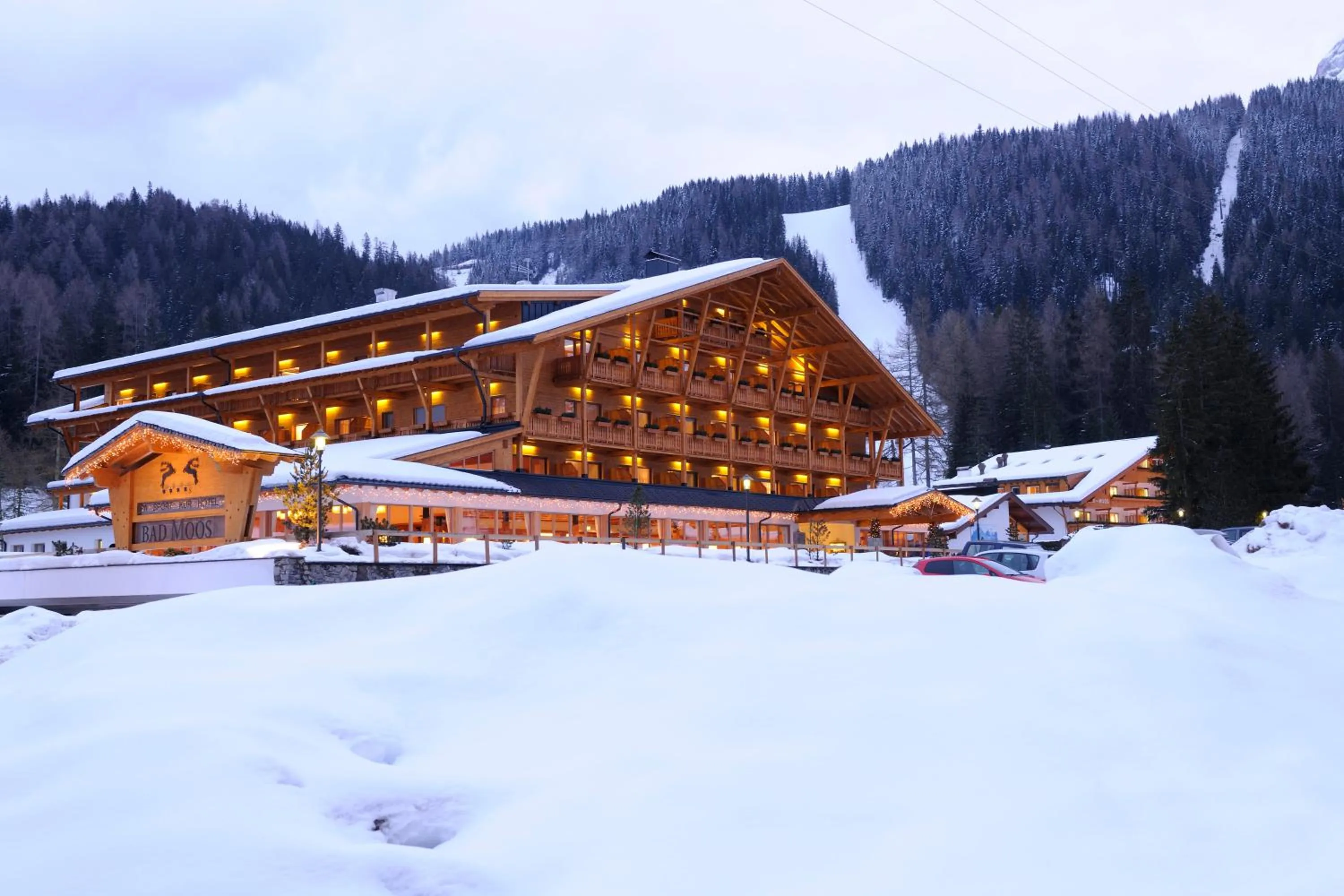 Facade/entrance in BAD MOOS - Aqua Spa Resort