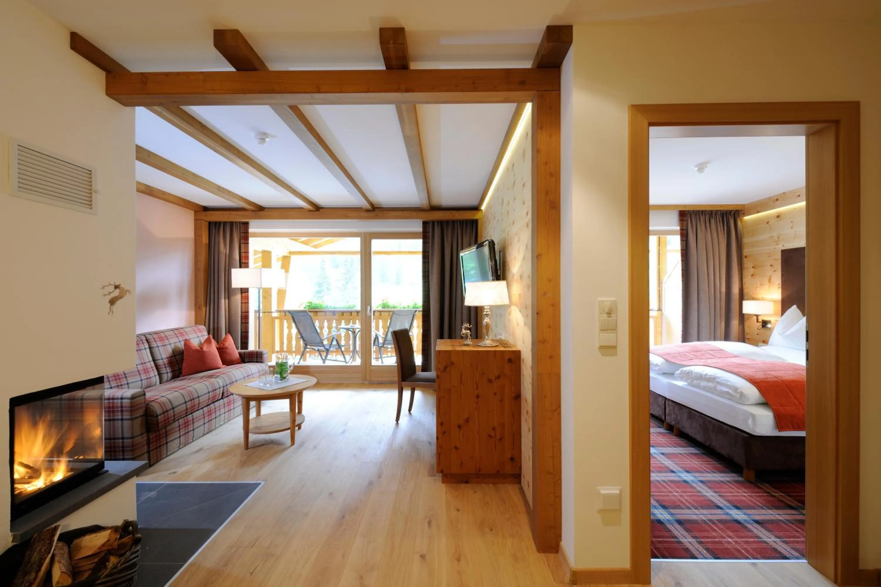 Living room, Bed in BAD MOOS - Aqua Spa Resort