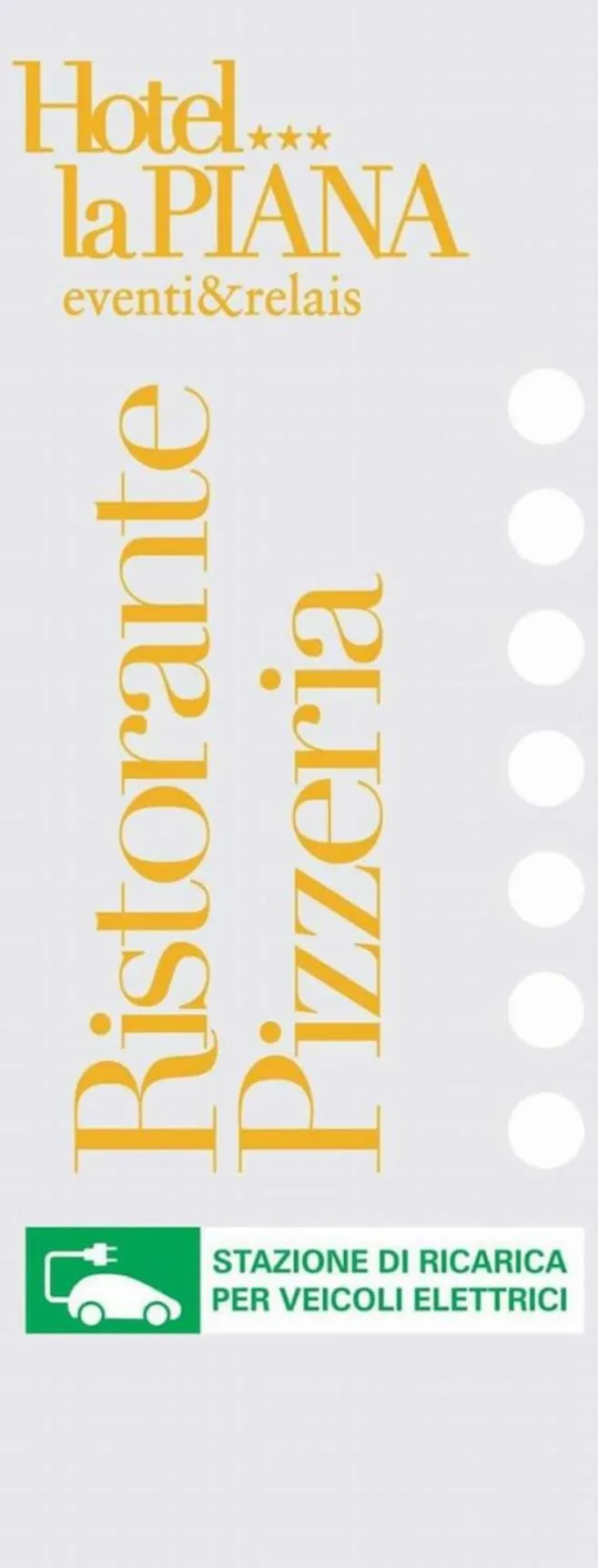 Logo/Certificate/Sign in Hotel Ristorante La Piana