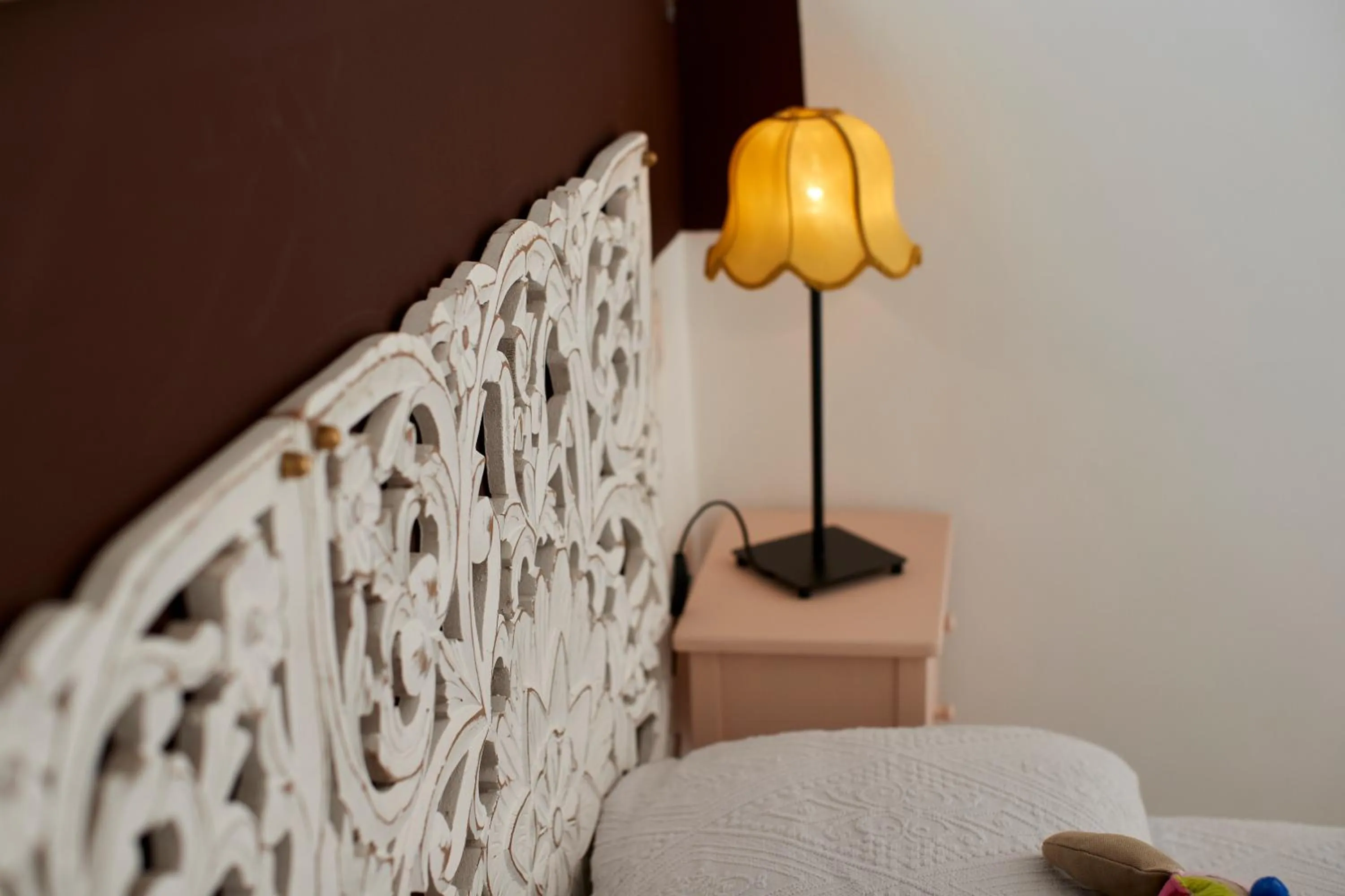 Decorative detail, Bed in Echi di Puglia