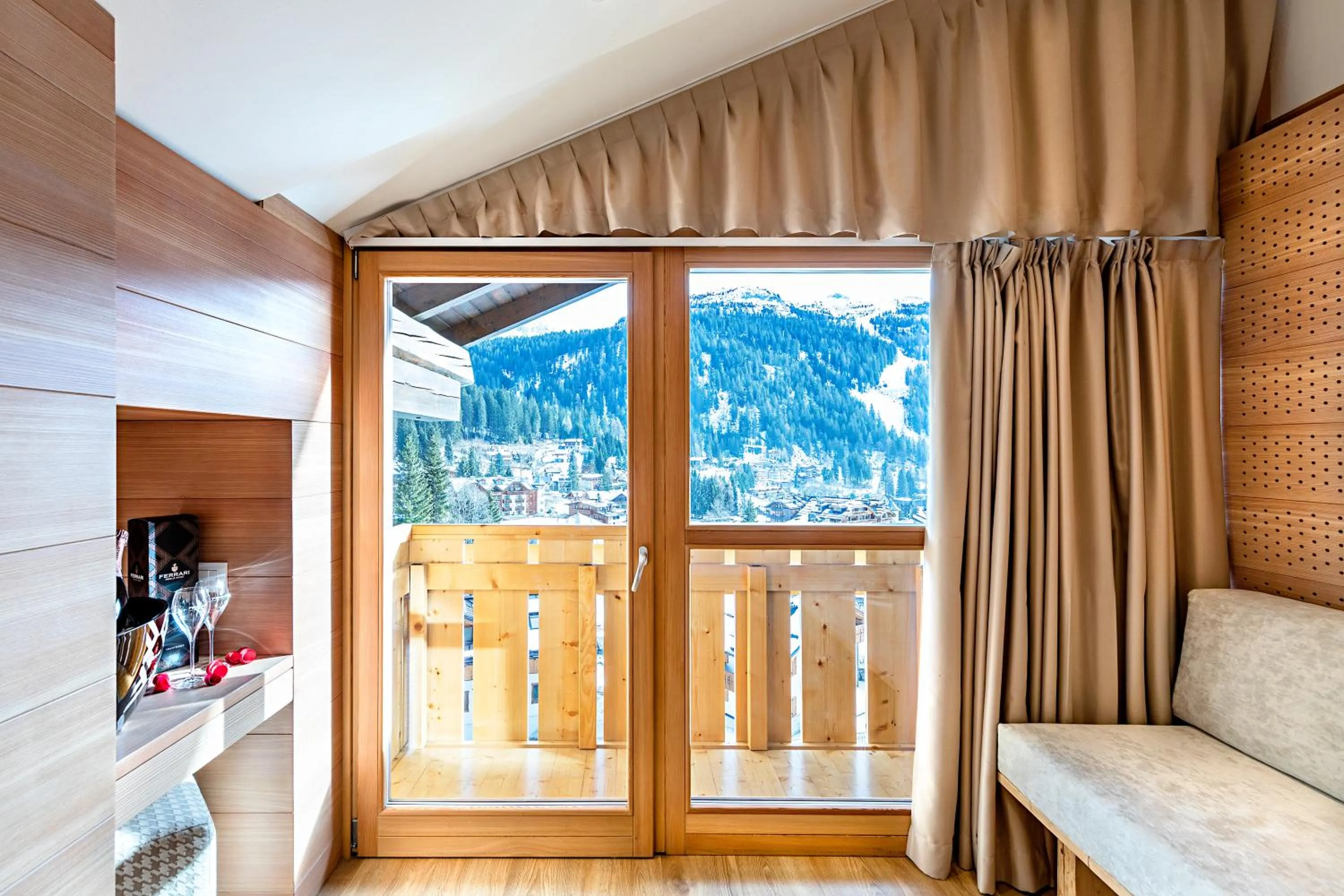 Mountain view in Hotel Dahu