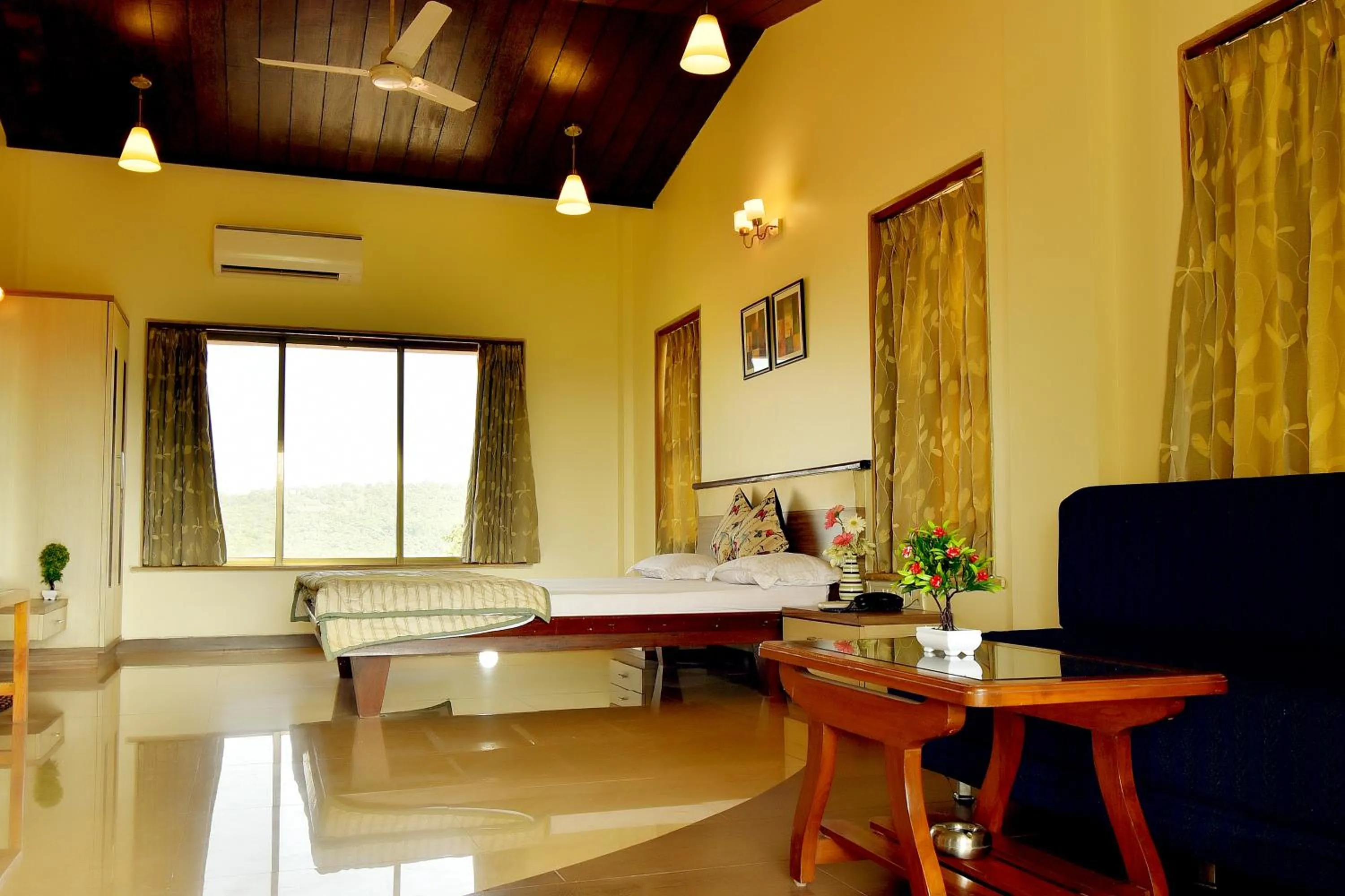 Seating area in The Mango Inn