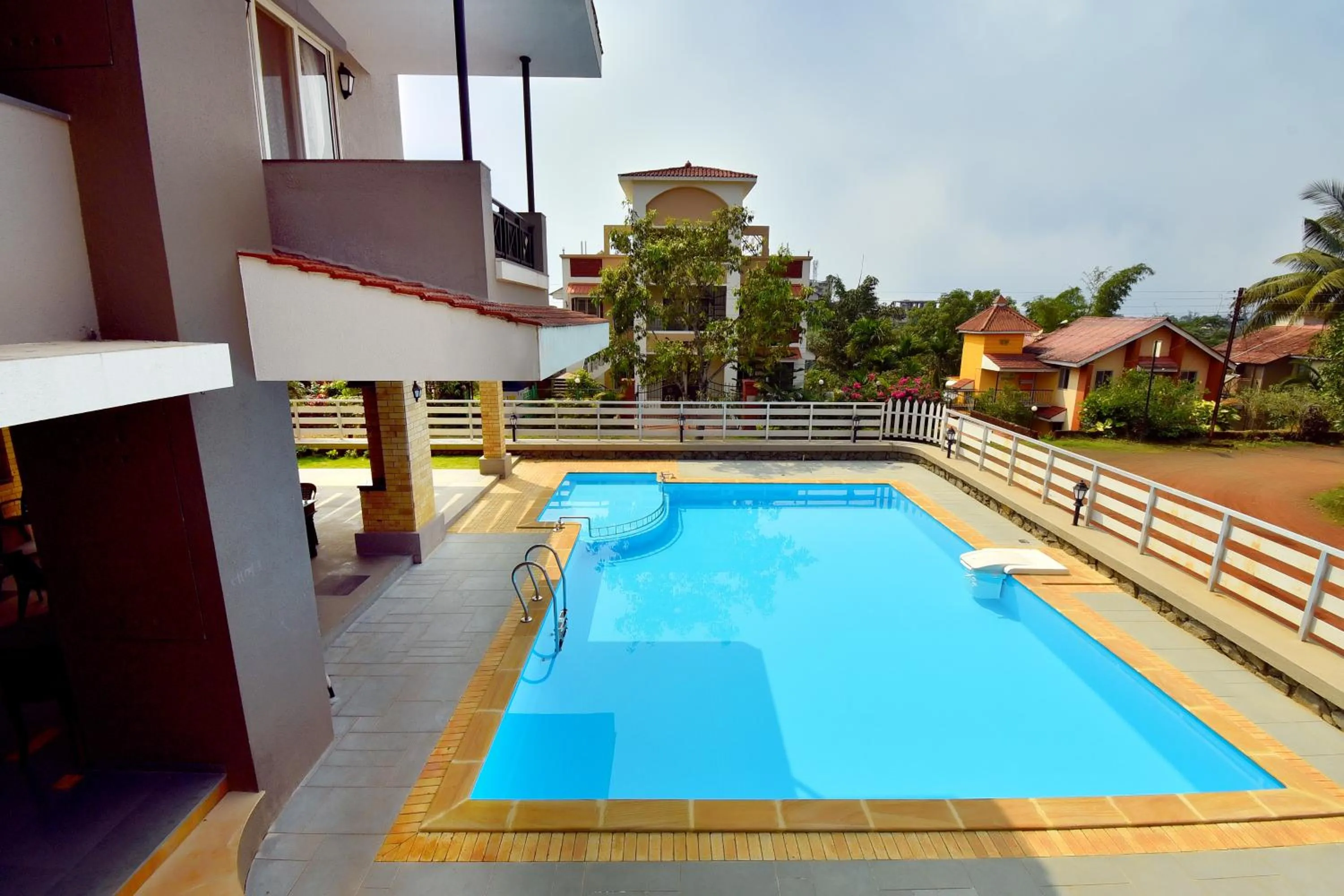 Pool view in The Mango Inn
