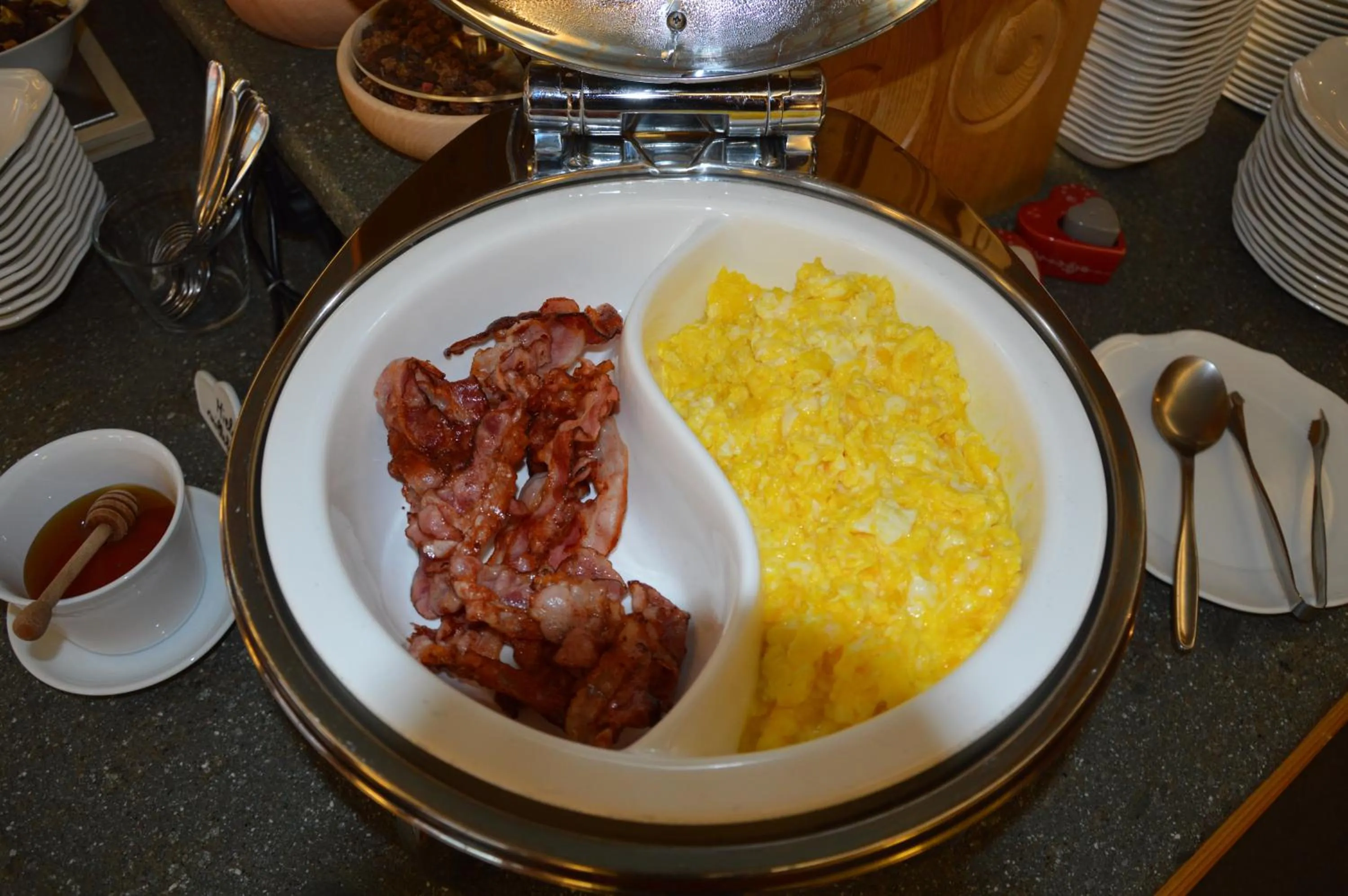 Food close-up in Hotel Garnì Carpe Diem