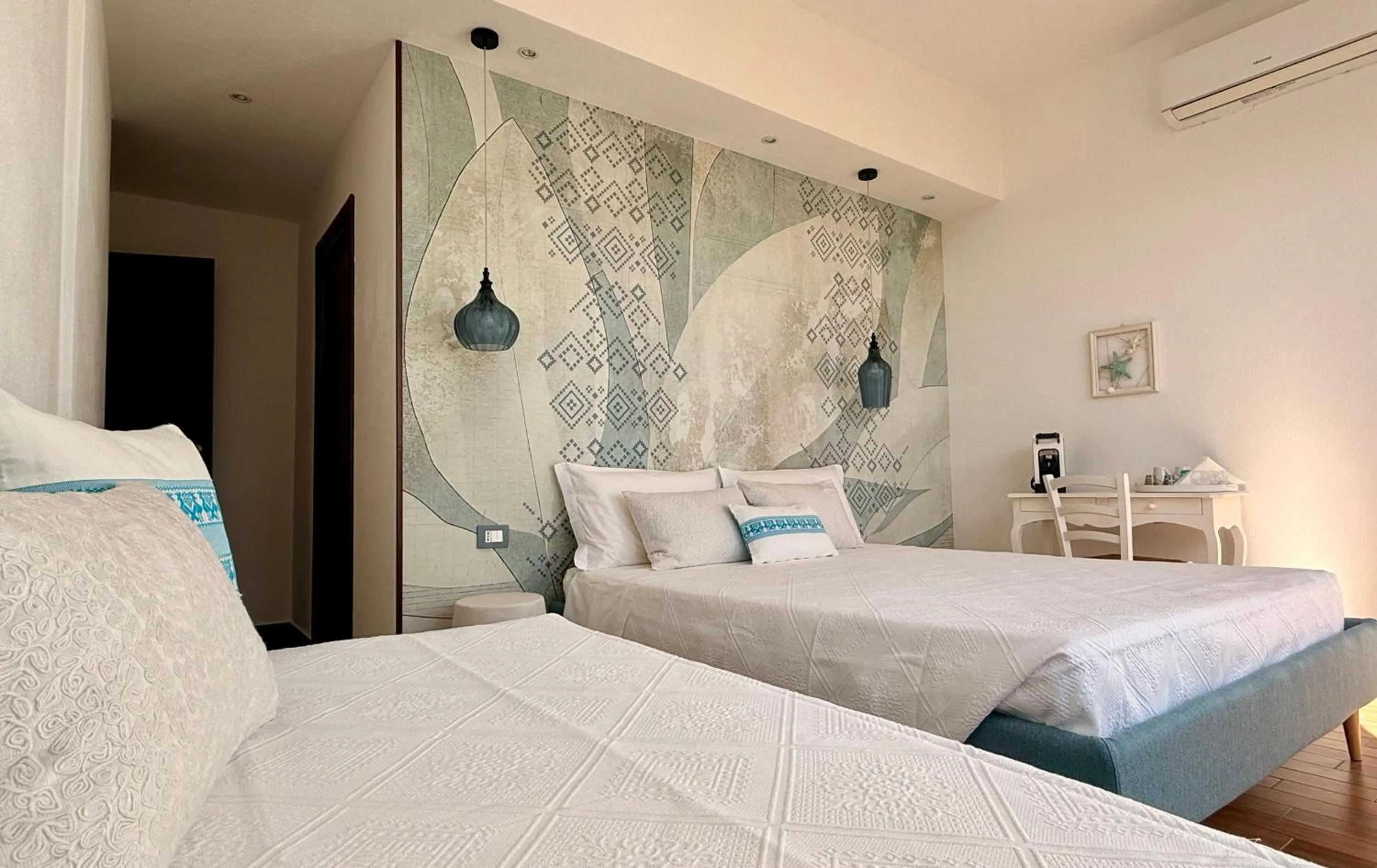 Bed in PALMASERA CHARMING - Rooms & Suites