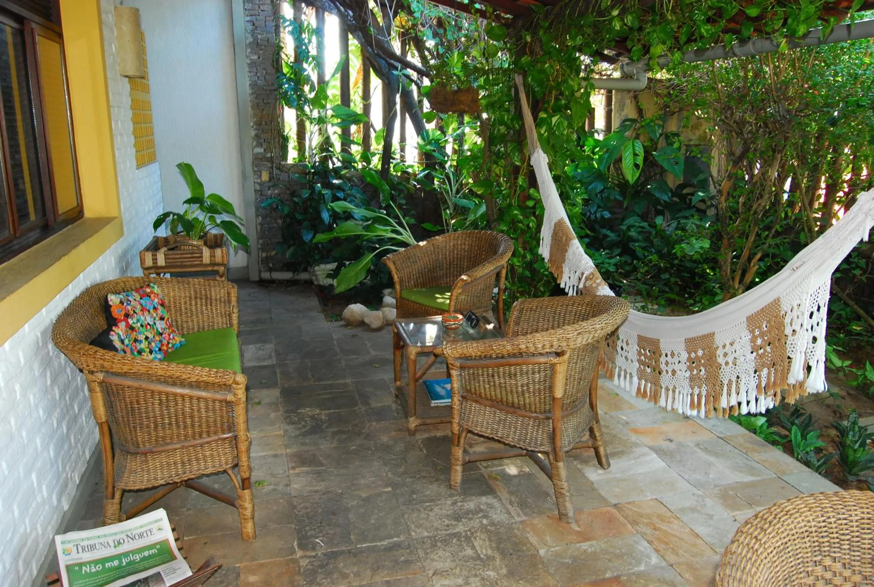 Patio in Pousada Castanheira