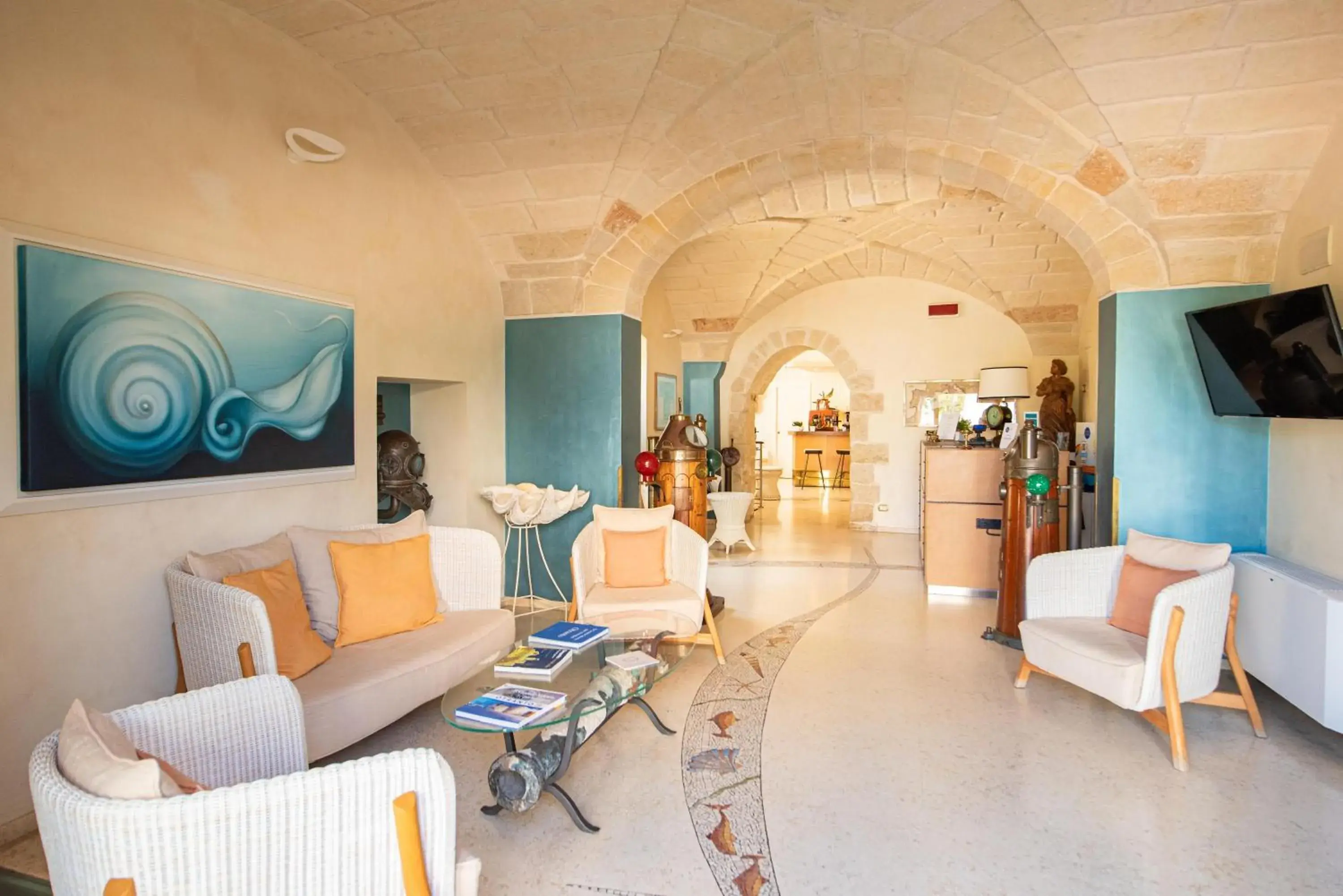 Lobby or reception in Corte Di Nettuno - CDSHotels Lobby or reception in Corte Di Nettuno - CDSHotels