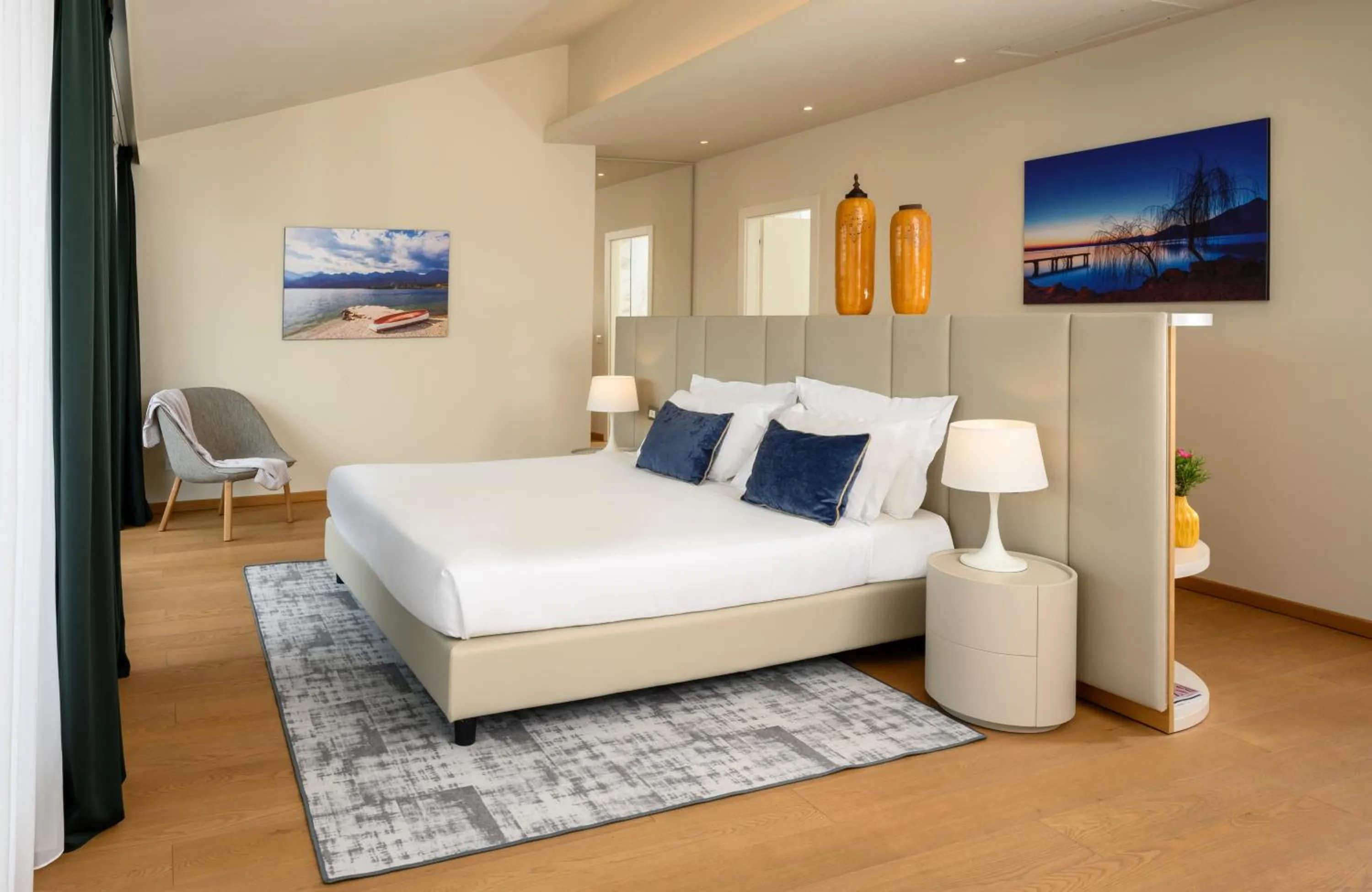 Bed in Leonardo Hotel Lago di Garda - Wellness and Spa