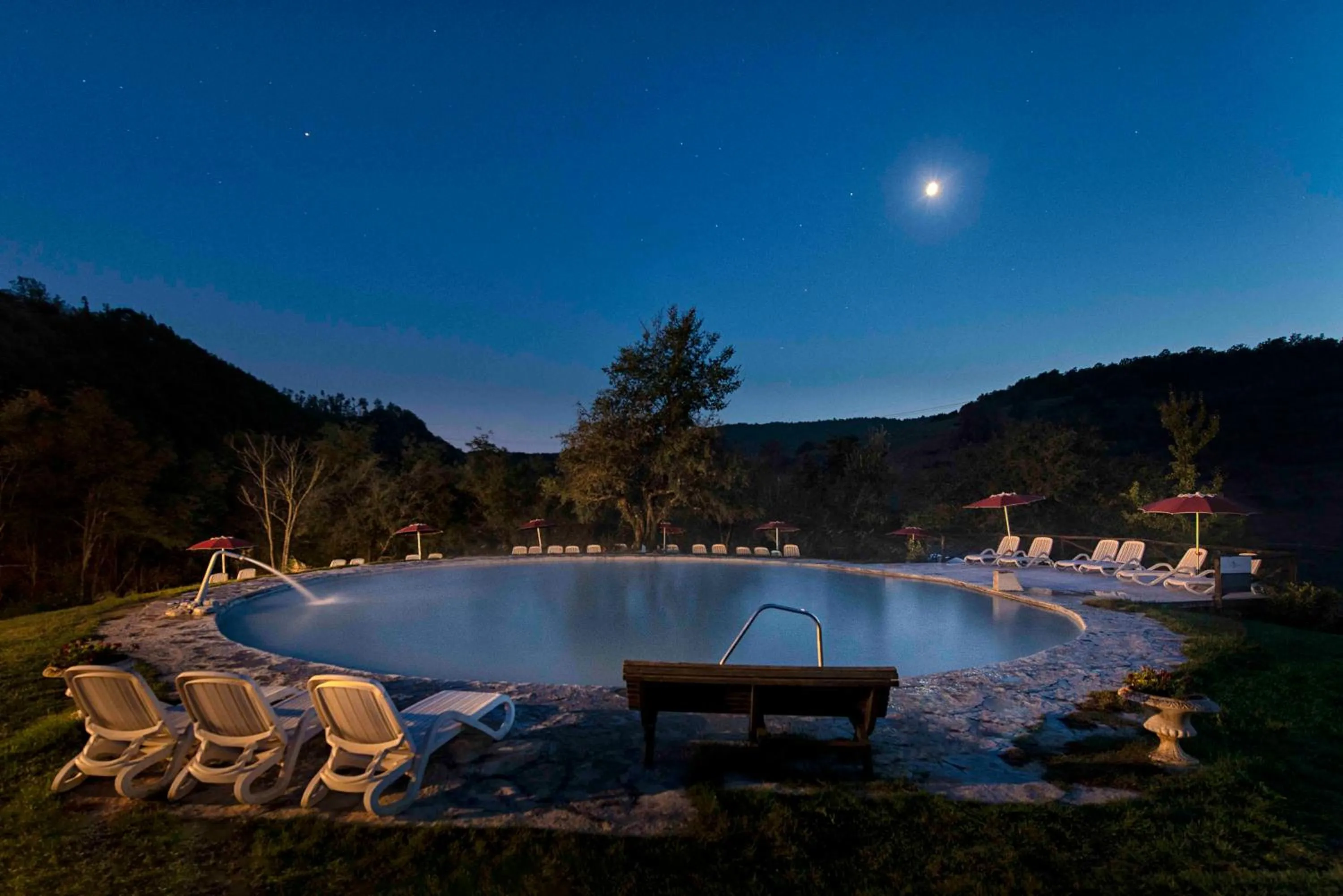 Hot Spring Bath in Hotel Terme di Stigliano