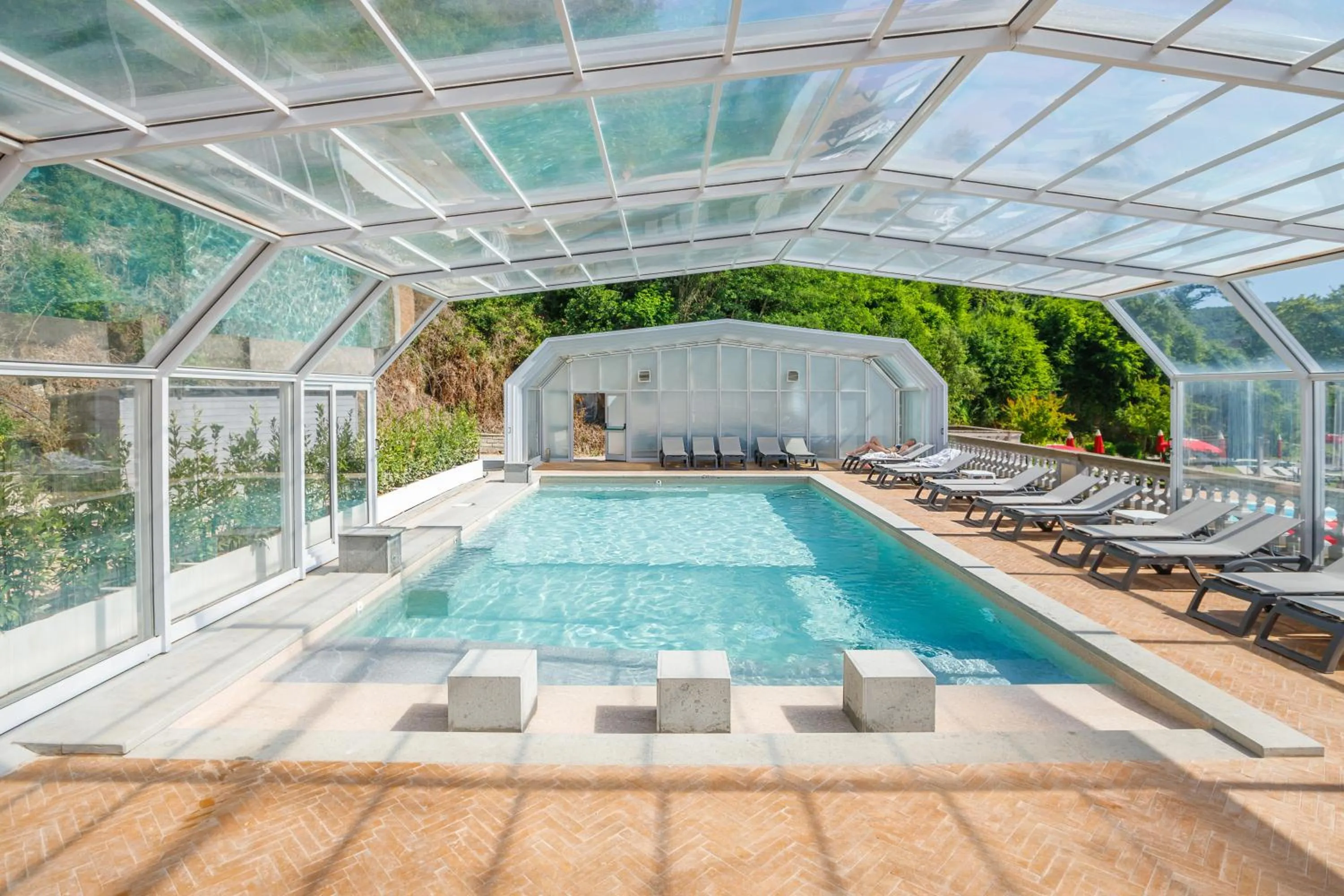 Swimming pool in Hotel Terme di Stigliano