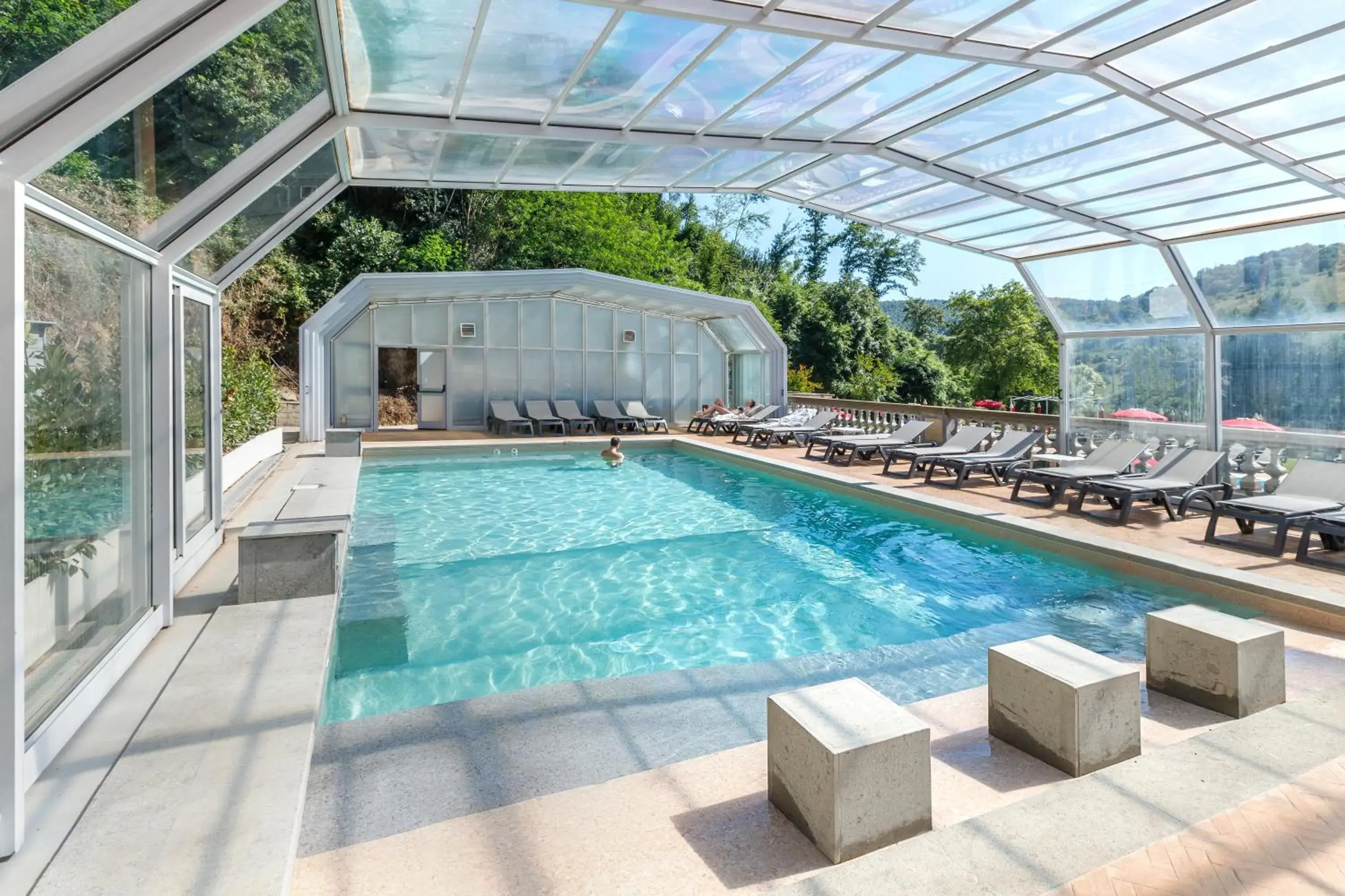 Swimming pool in Hotel Terme di Stigliano Swimming pool in Hotel Terme di Stigliano