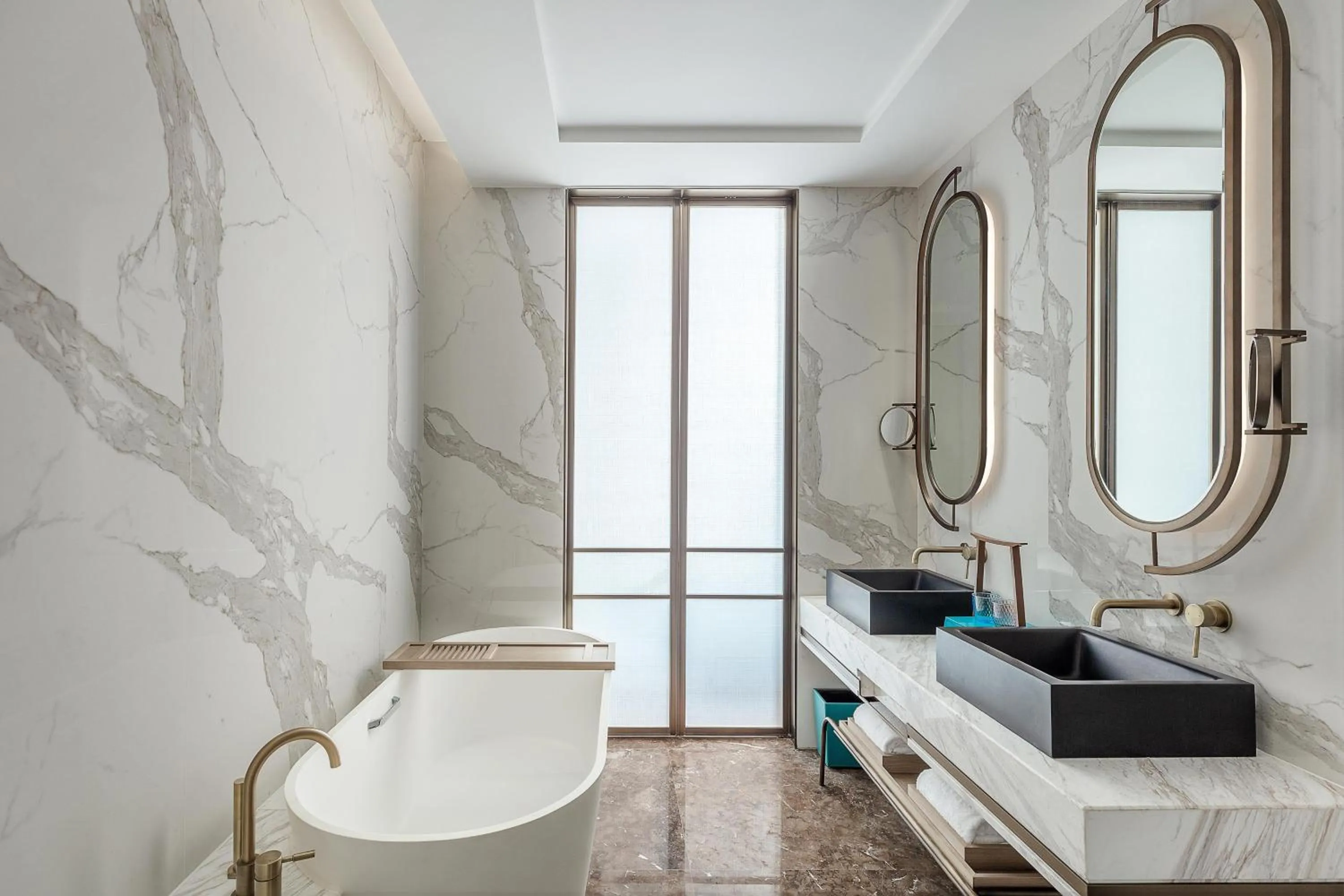 Bathroom, Bed in Midea Shunde, a Tribute Portfolio Hotel