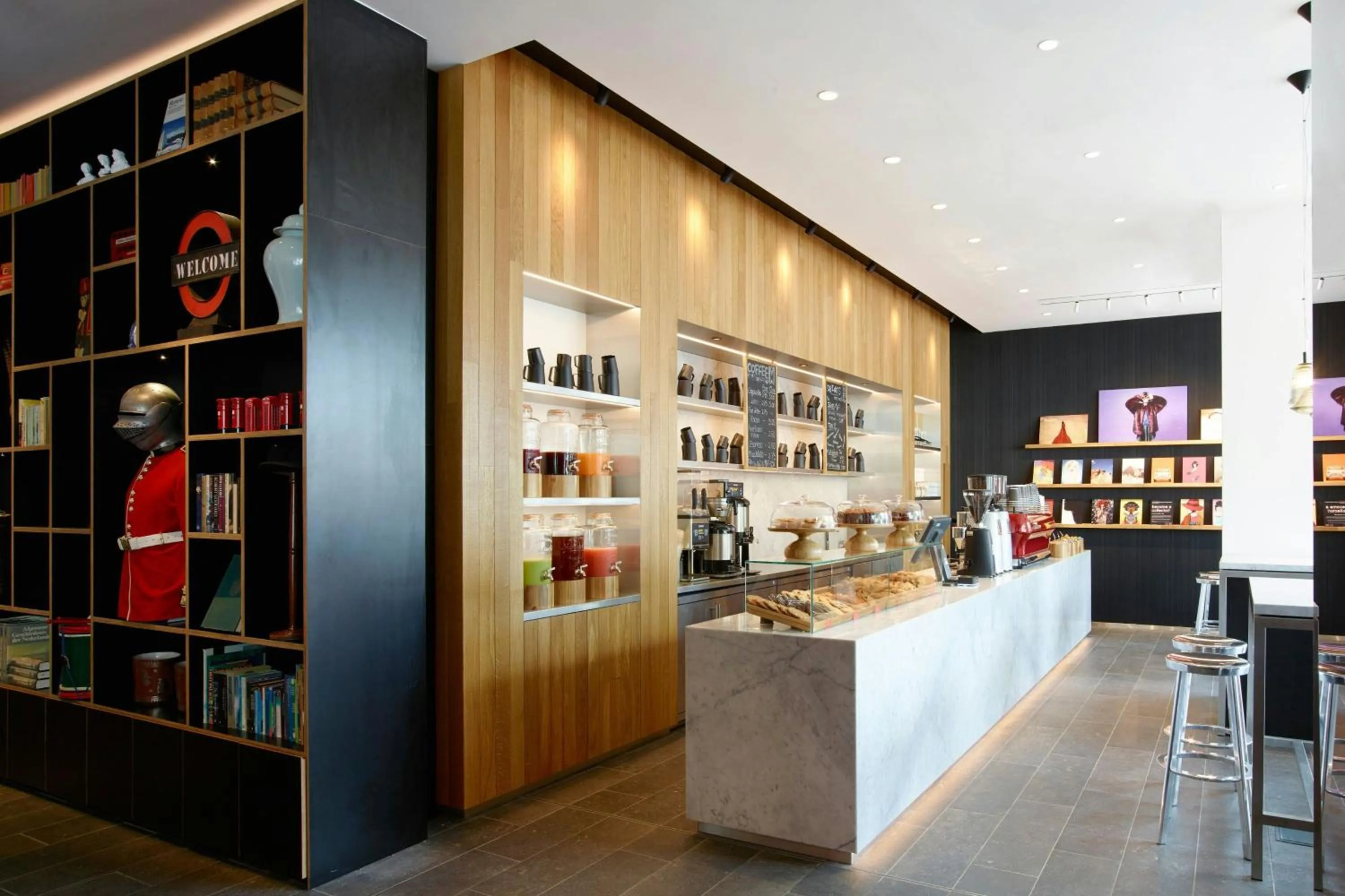 Lobby or reception in citizenM Tower of London