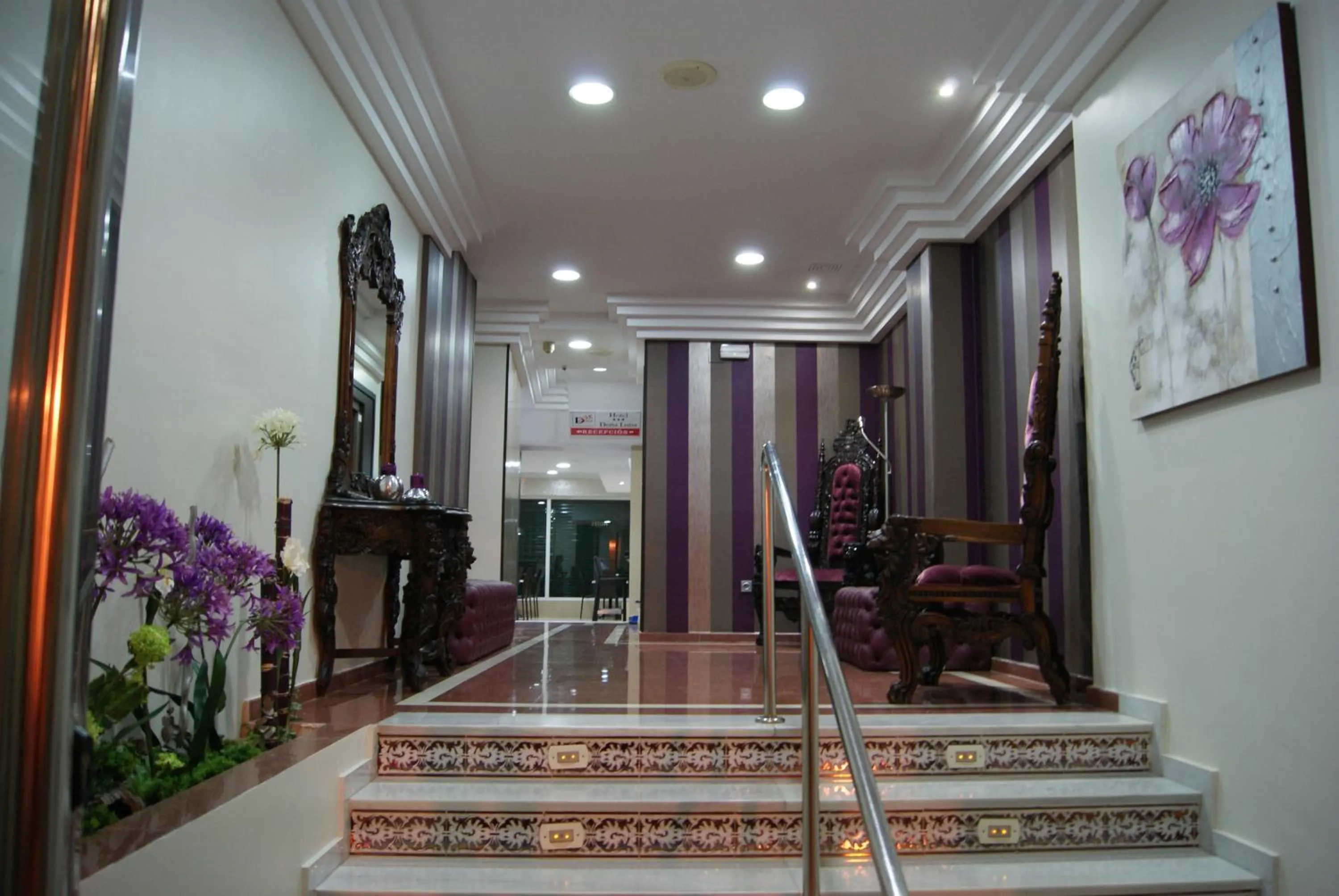 Lobby or reception in Hotel Doña Luisa