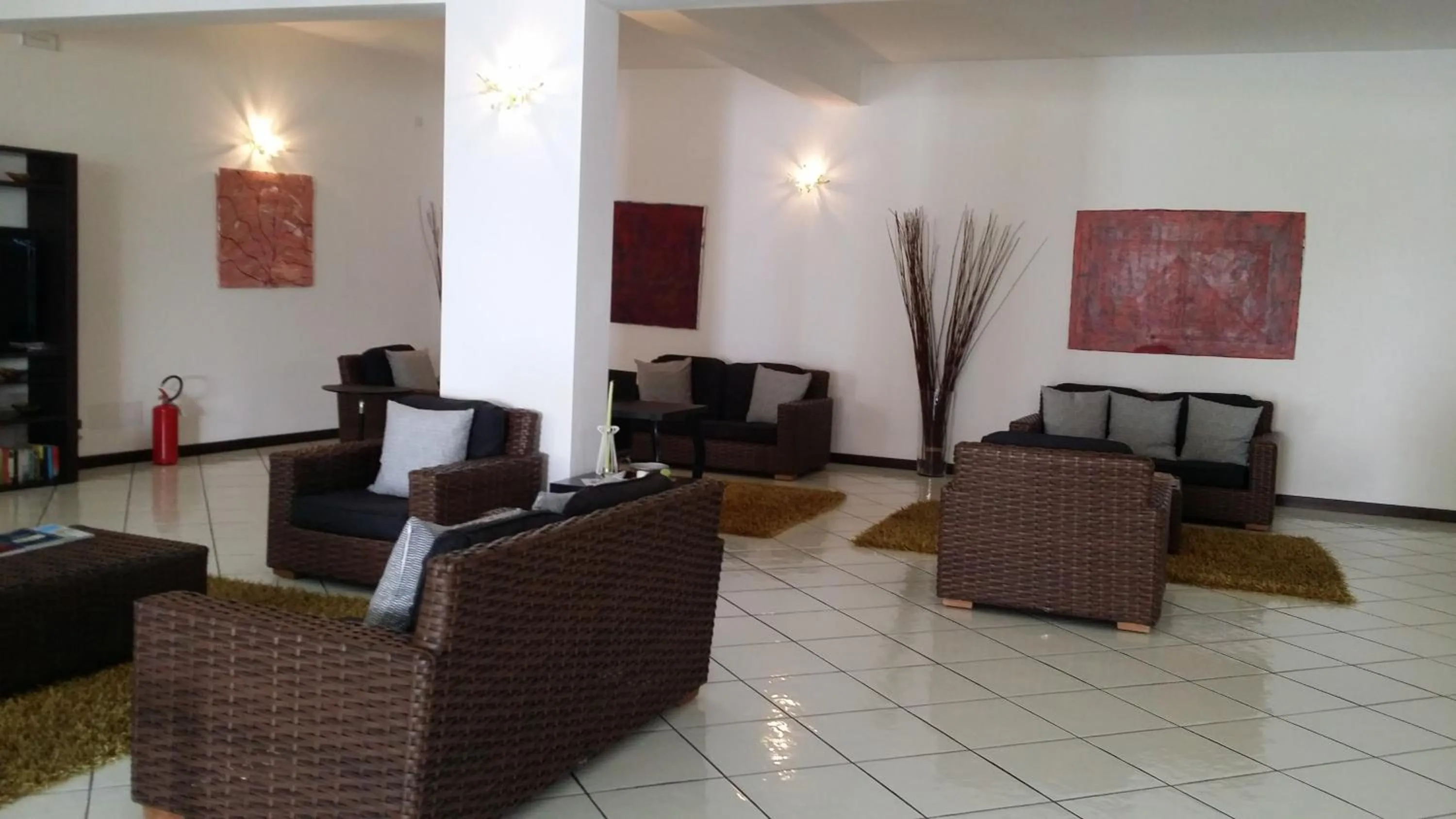 Lobby or reception in La Zagara Hotel