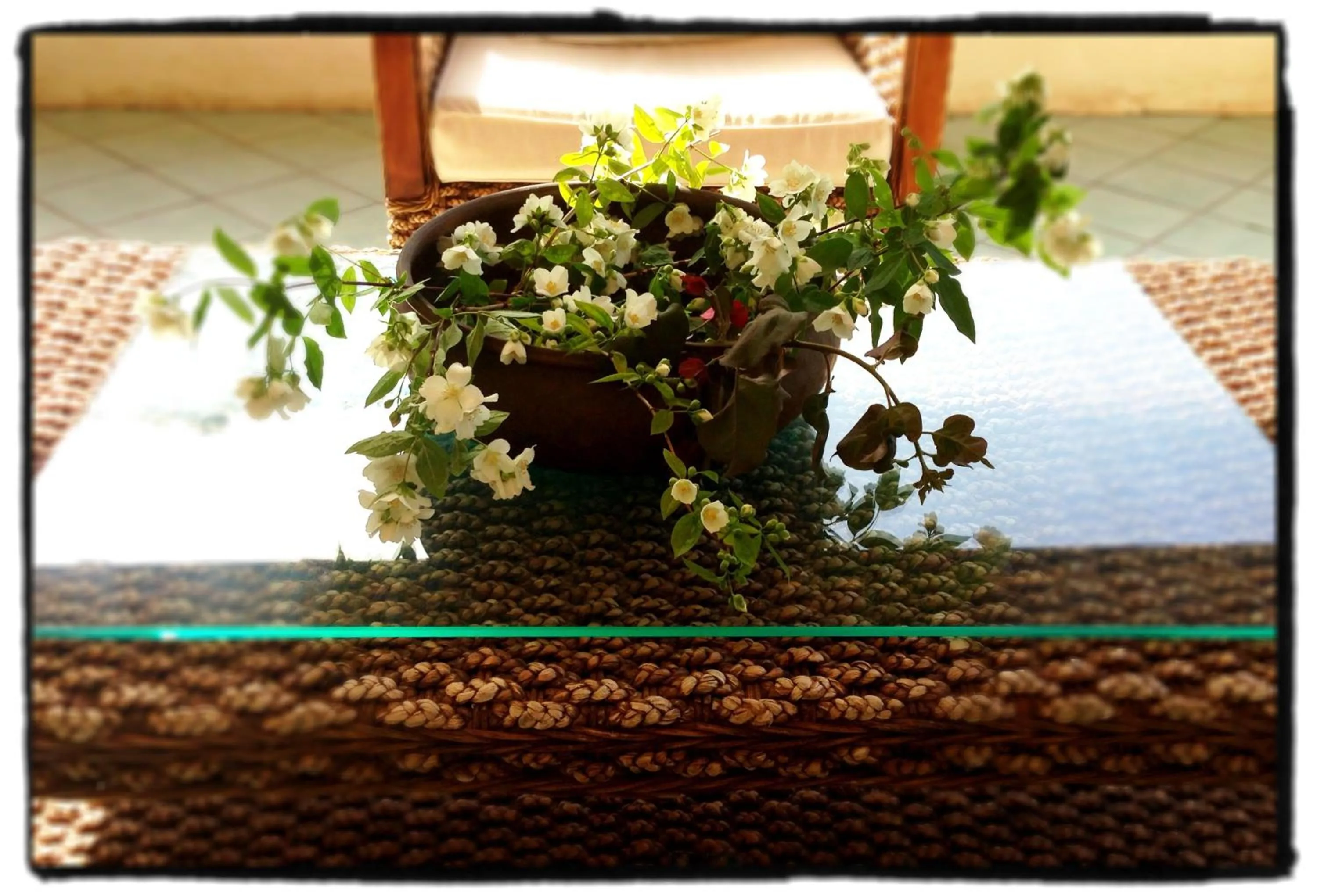 Decorative detail in La Zagara Hotel