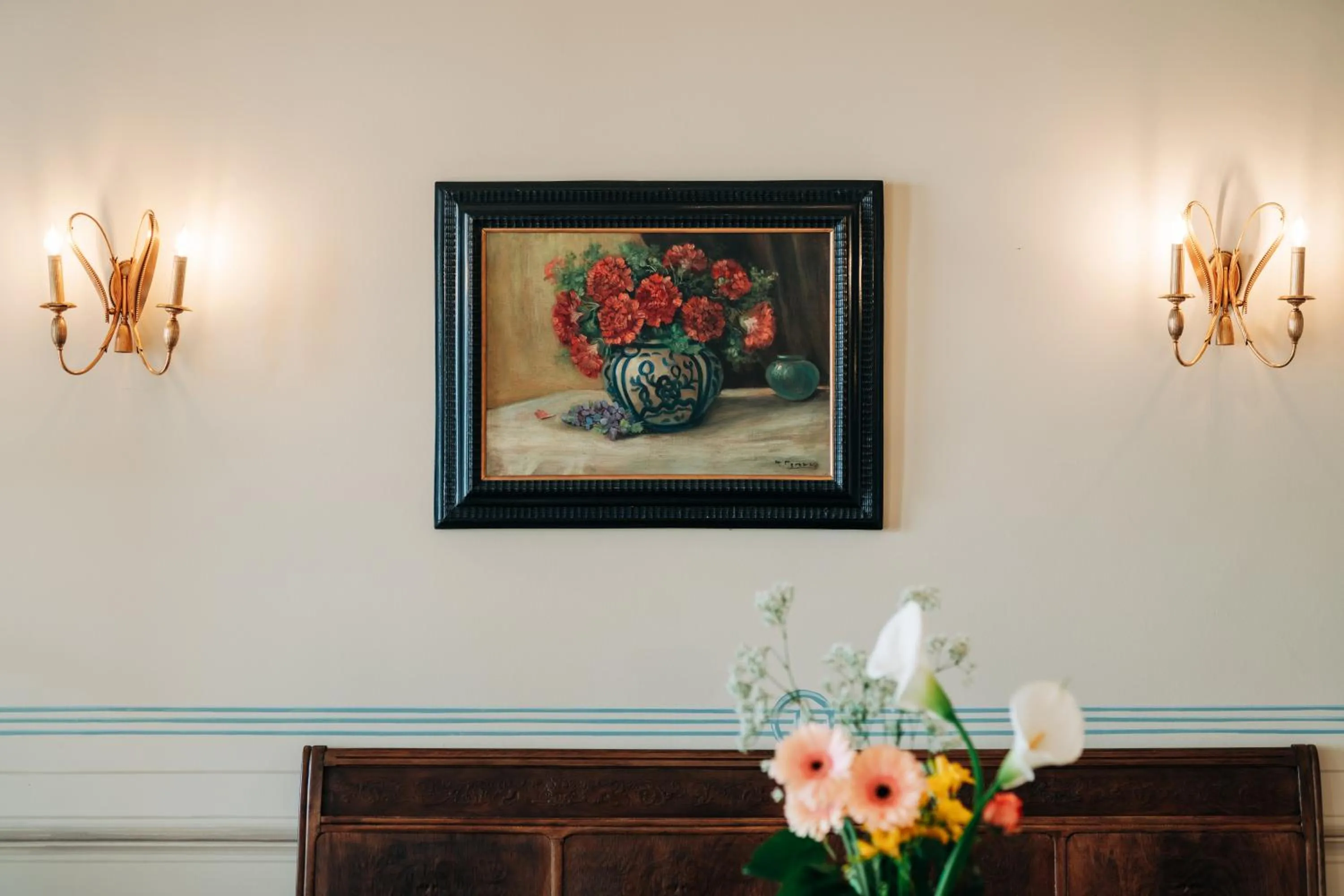 Decorative detail in Hotel Monte Baldo e Villa Acquarone