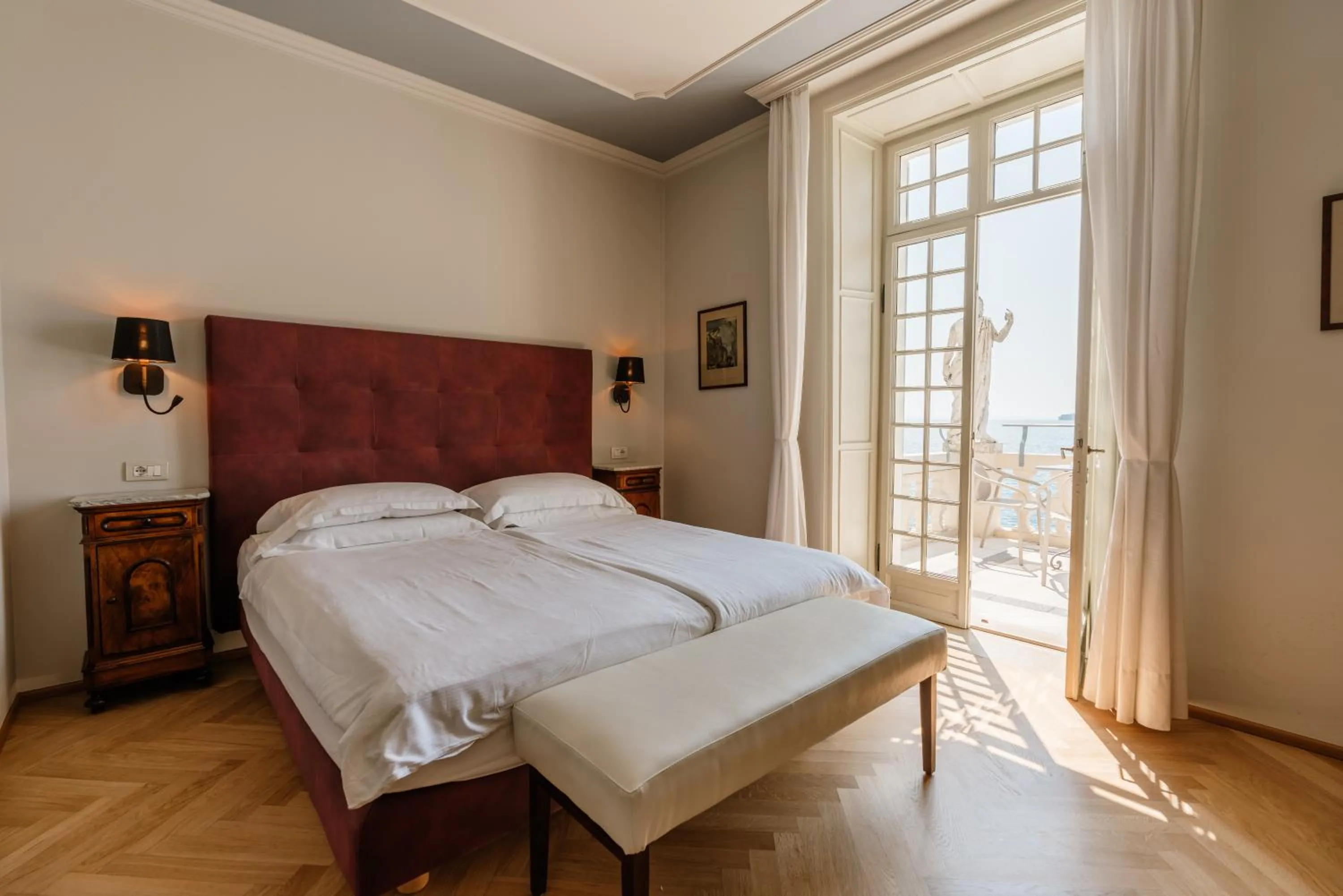 Bed in Hotel Monte Baldo e Villa Acquarone