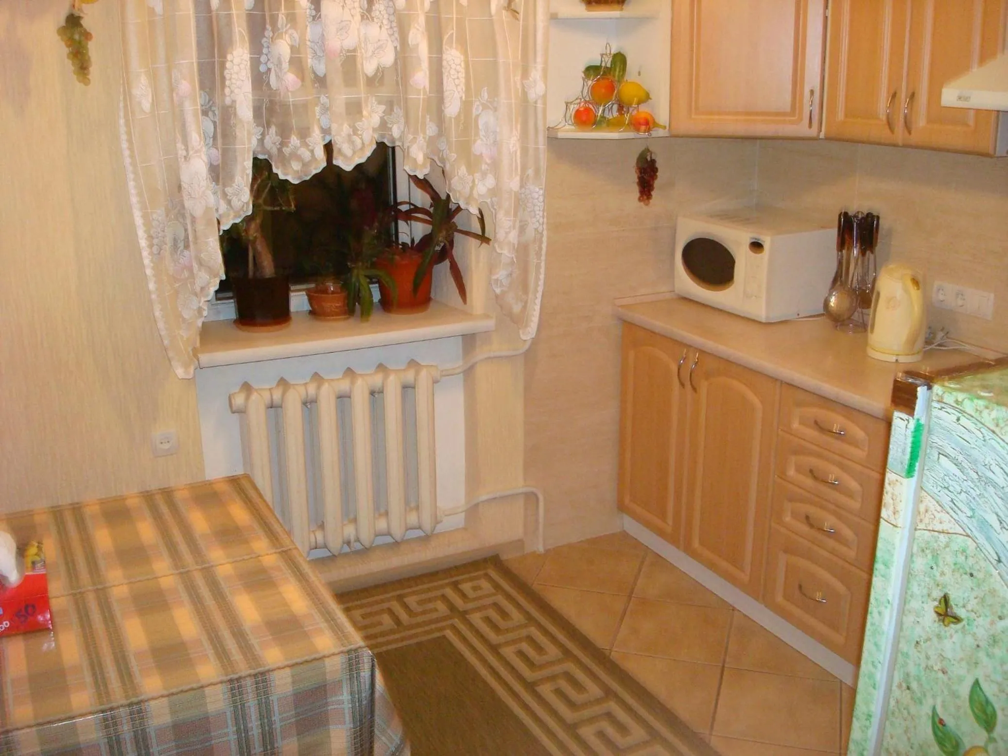Kitchen or kitchenette in Apartment on Privokzalnaya 2/1