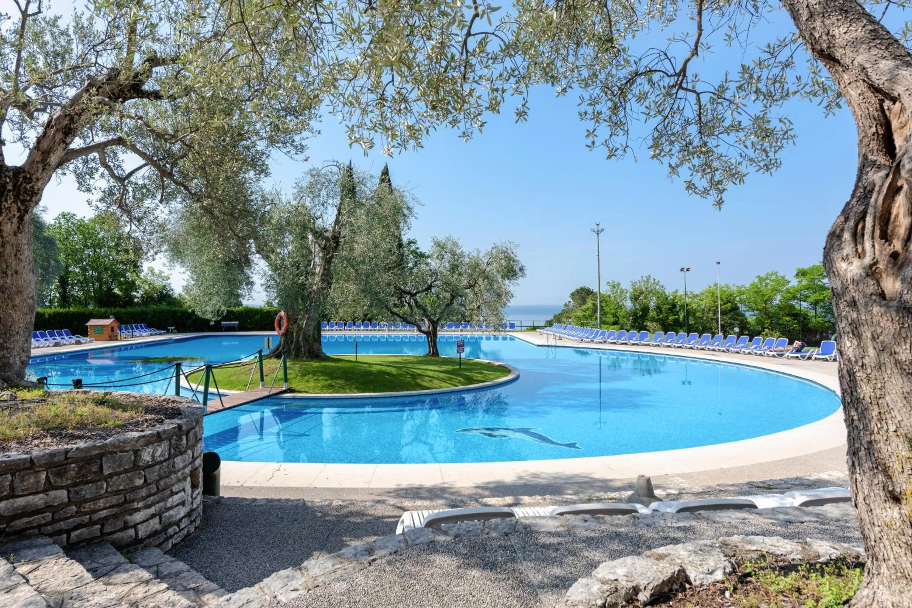 Swimming pool in Residence Parco Del Garda