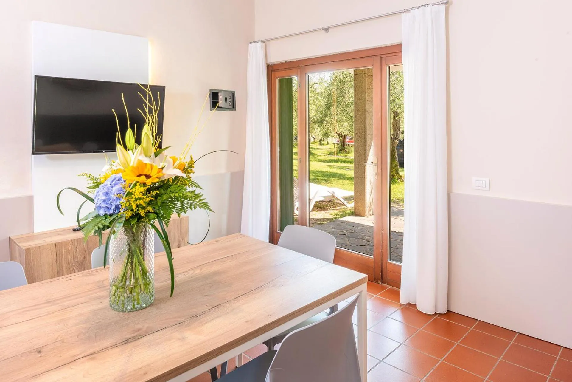 Living room in Residence Parco Del Garda