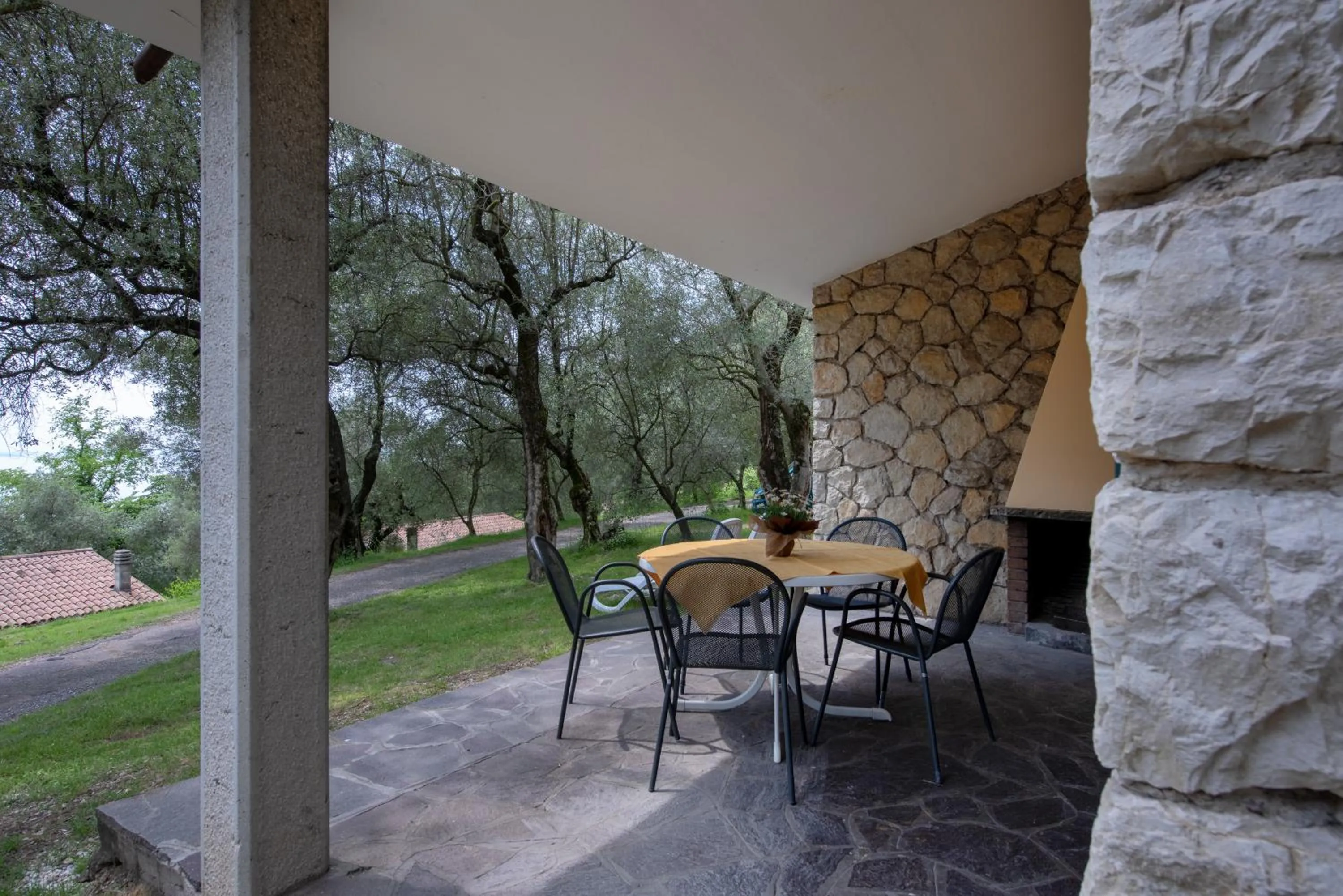 Balcony/Terrace in Residence Parco Del Garda