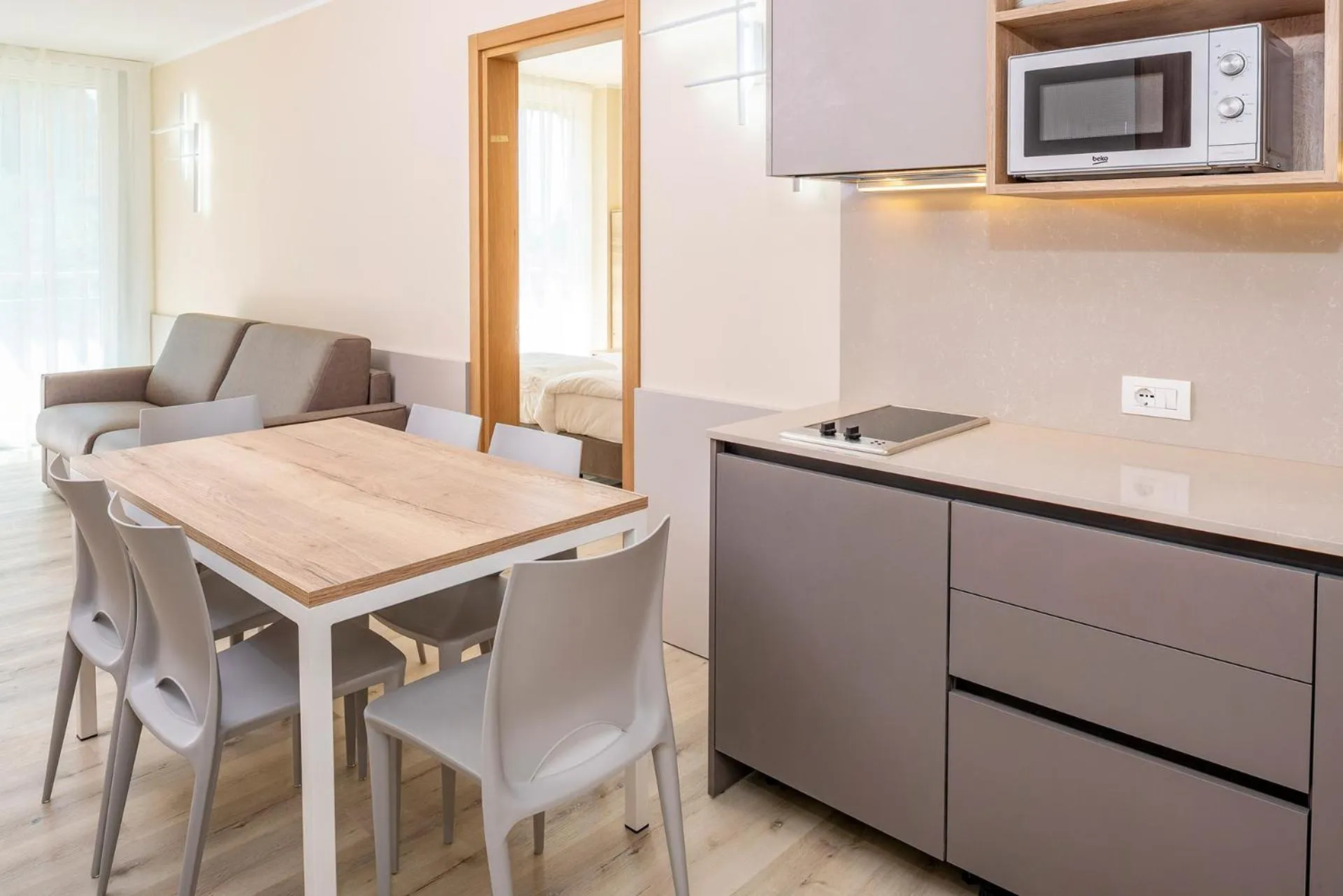 Living room in Residence Parco Del Garda