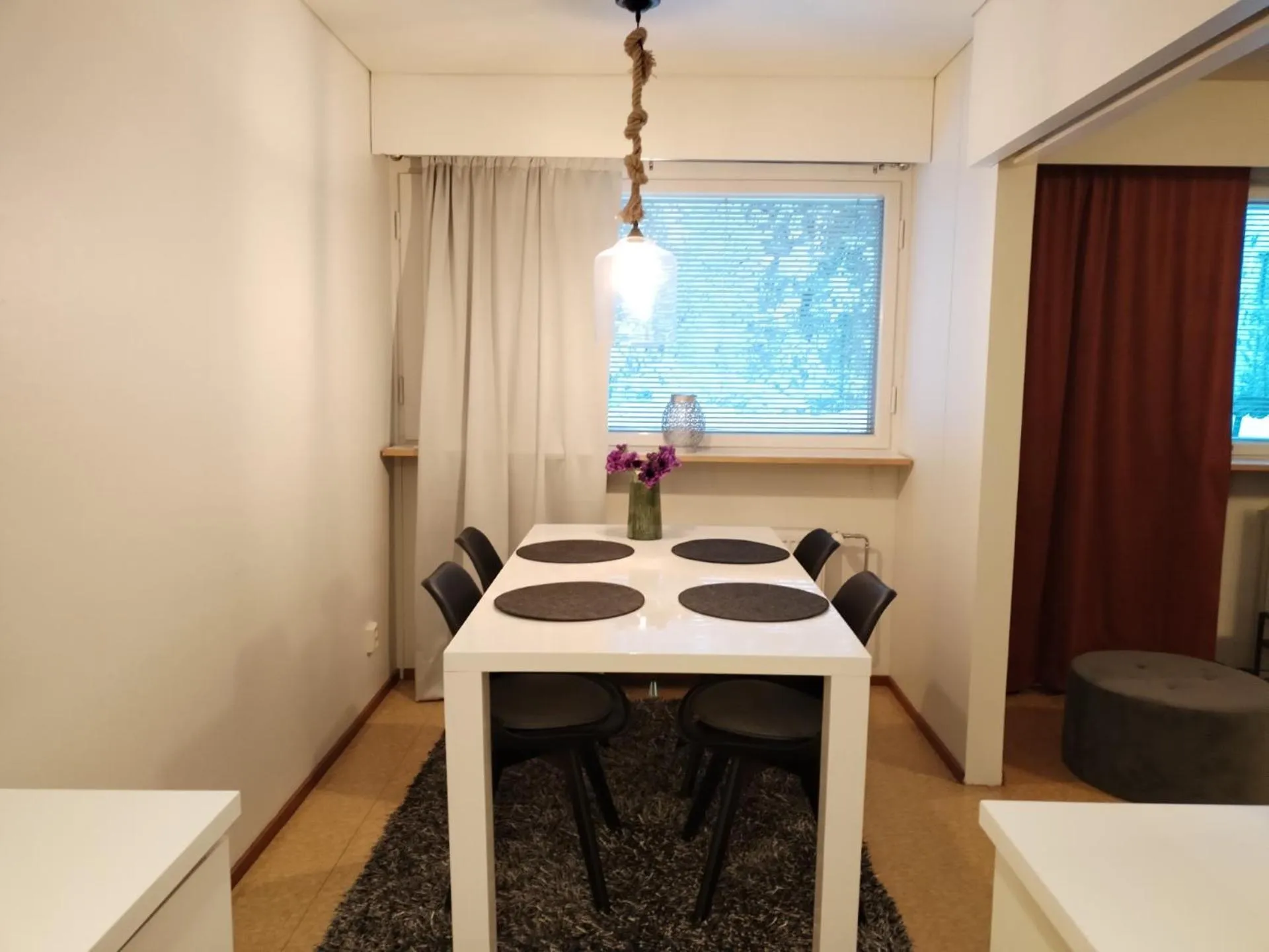 Dining area in Kuukkeli Apartments Sodankylä