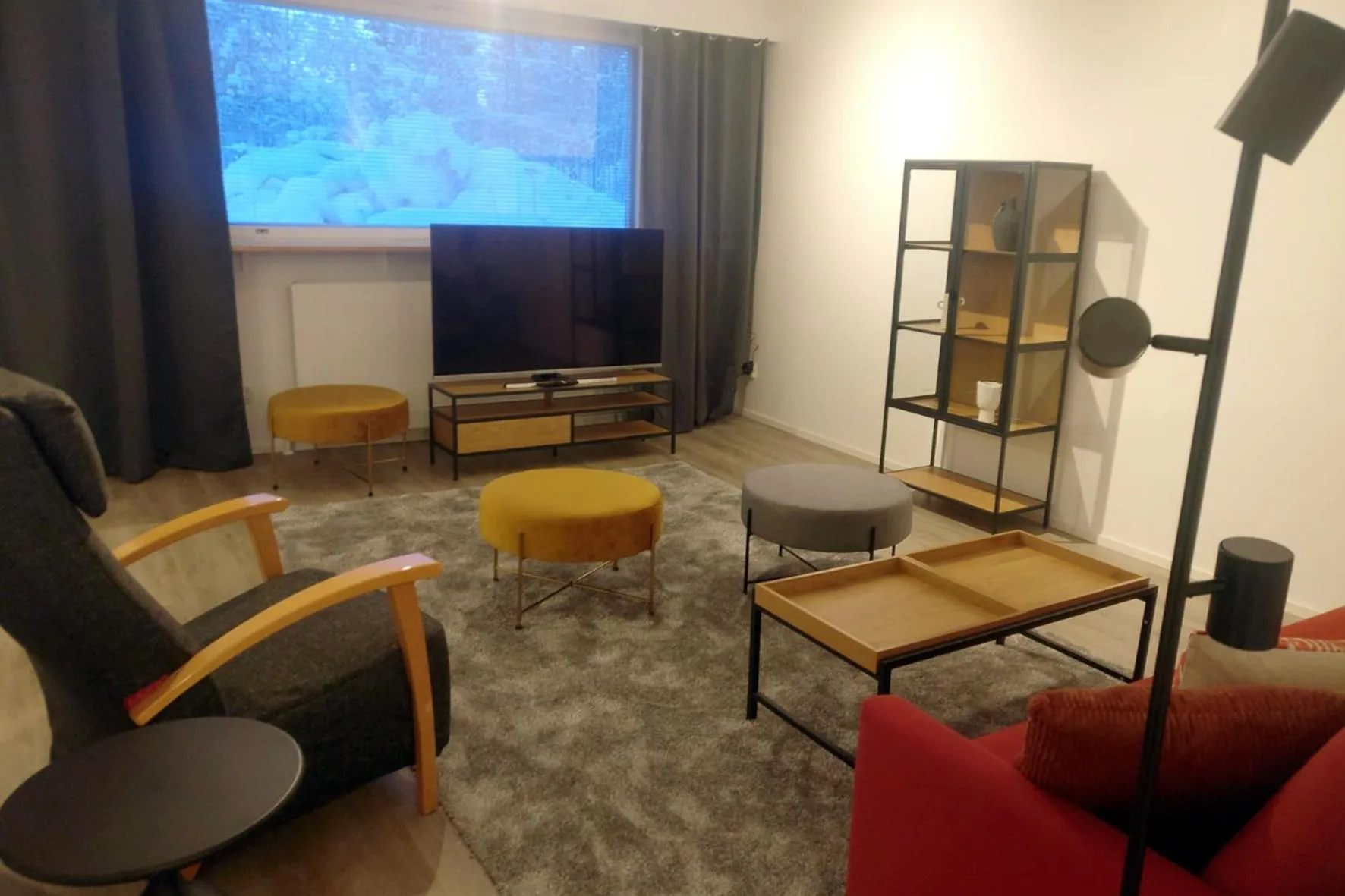 Communal lounge/ TV room in Kuukkeli Apartments Sodankylä