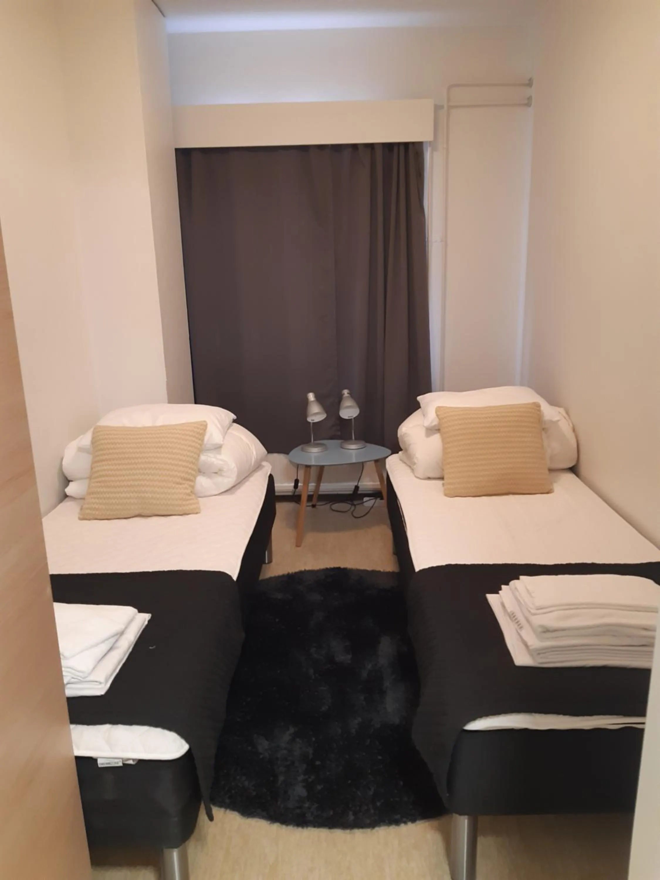 Bed in Kuukkeli Apartments Sodankylä