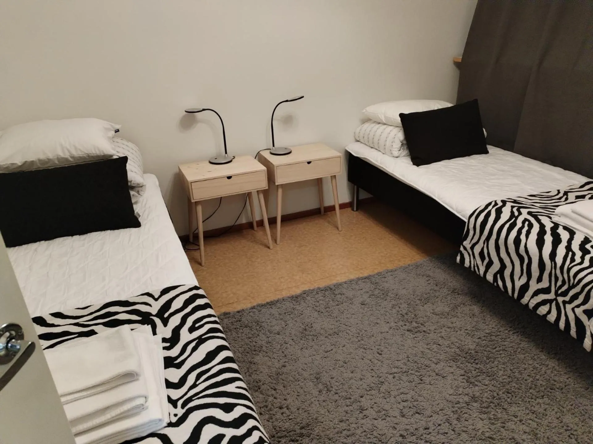 Bed in Kuukkeli Apartments Sodankylä