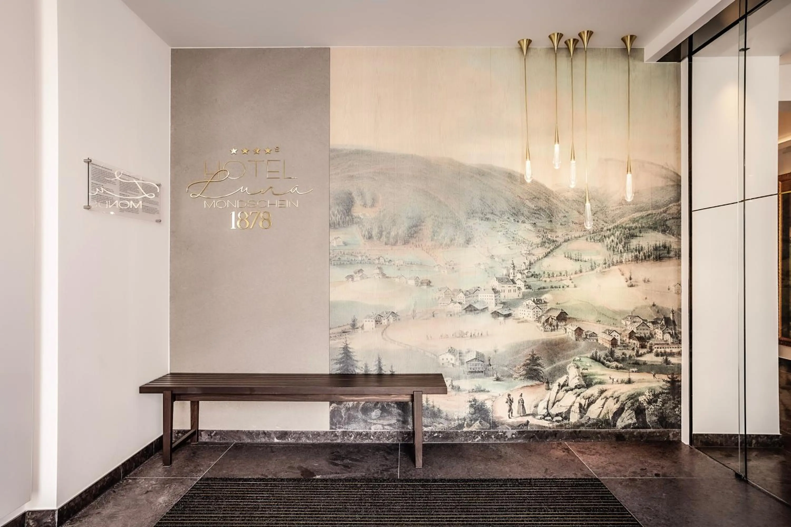 Decorative detail in Hotel Luna Mondschein