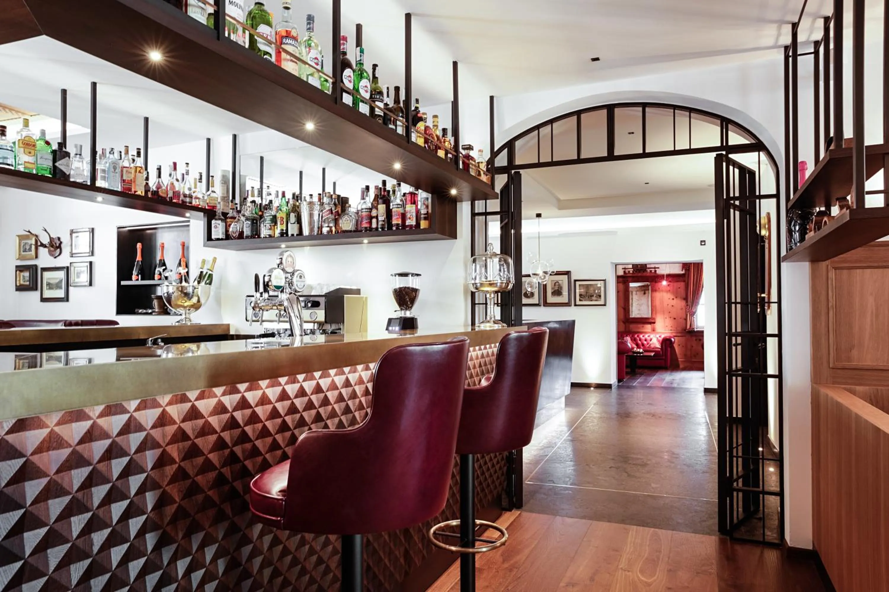 Lounge or bar in Hotel Luna Mondschein