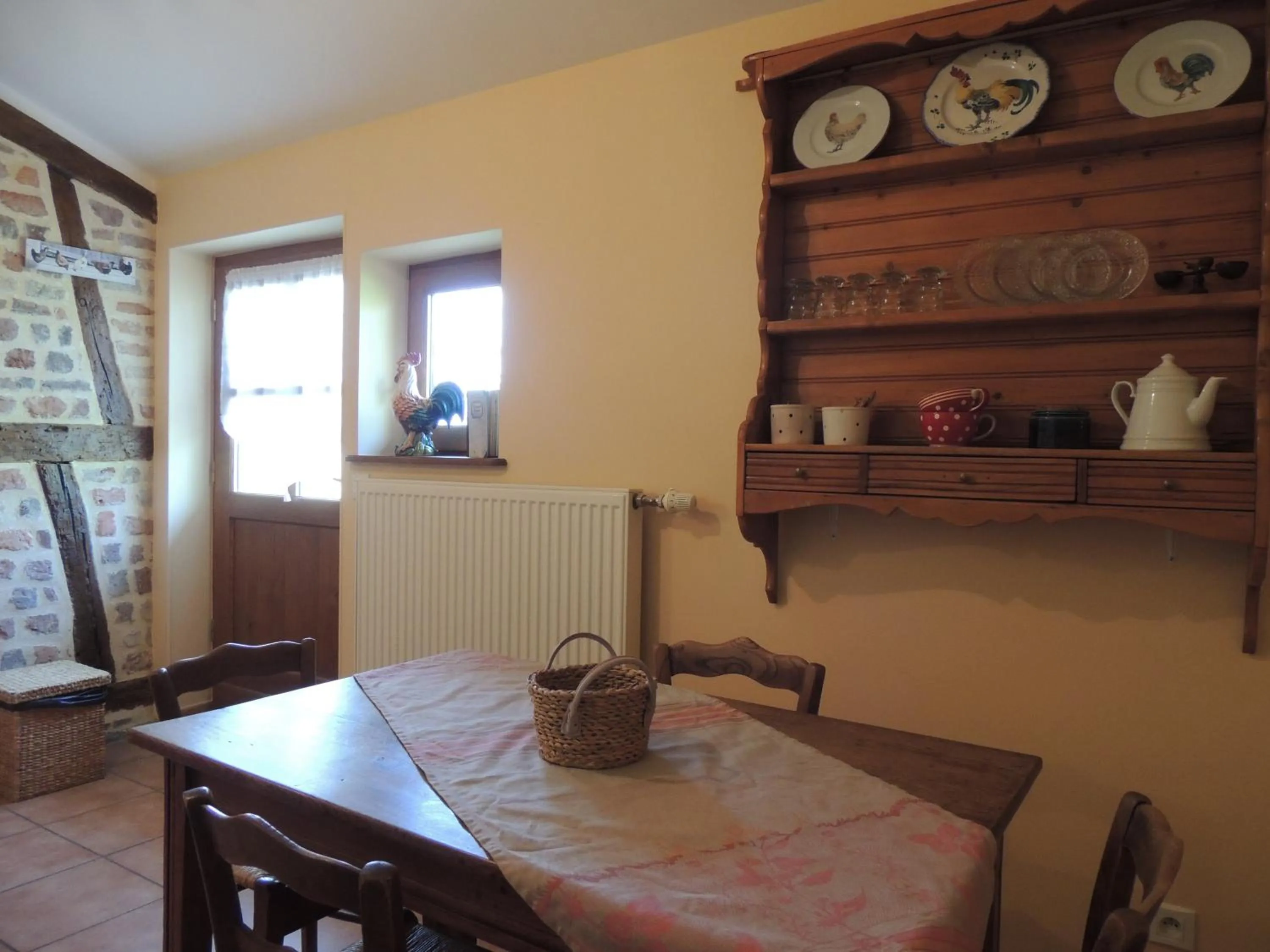 Kitchen or kitchenette in chambres d'hôtes le Boyer